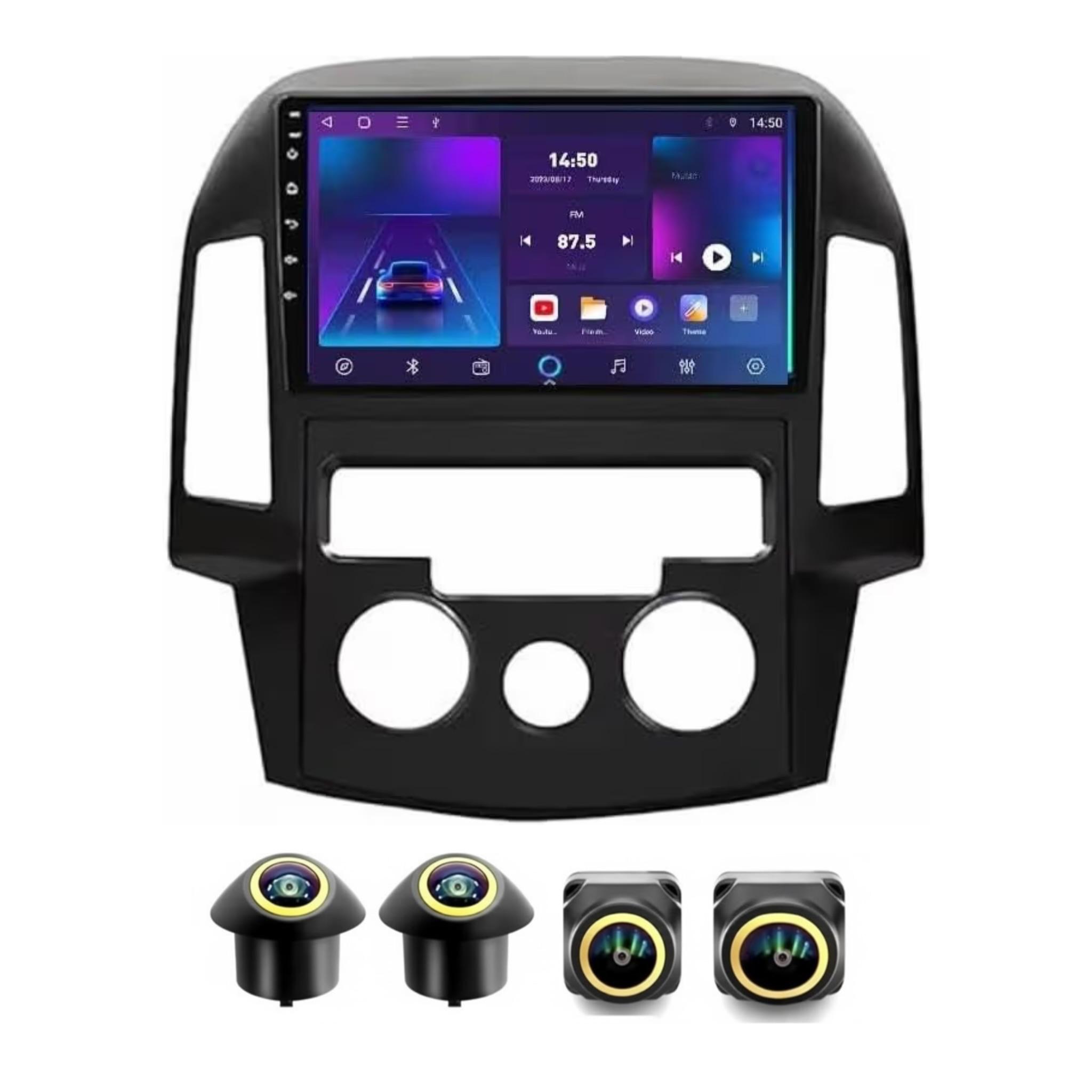 Android Car Stereo for Hyundai I30 2007-2012 9 Inch IPS.QLED Touch Screen with AHD Camera Included - Image 2