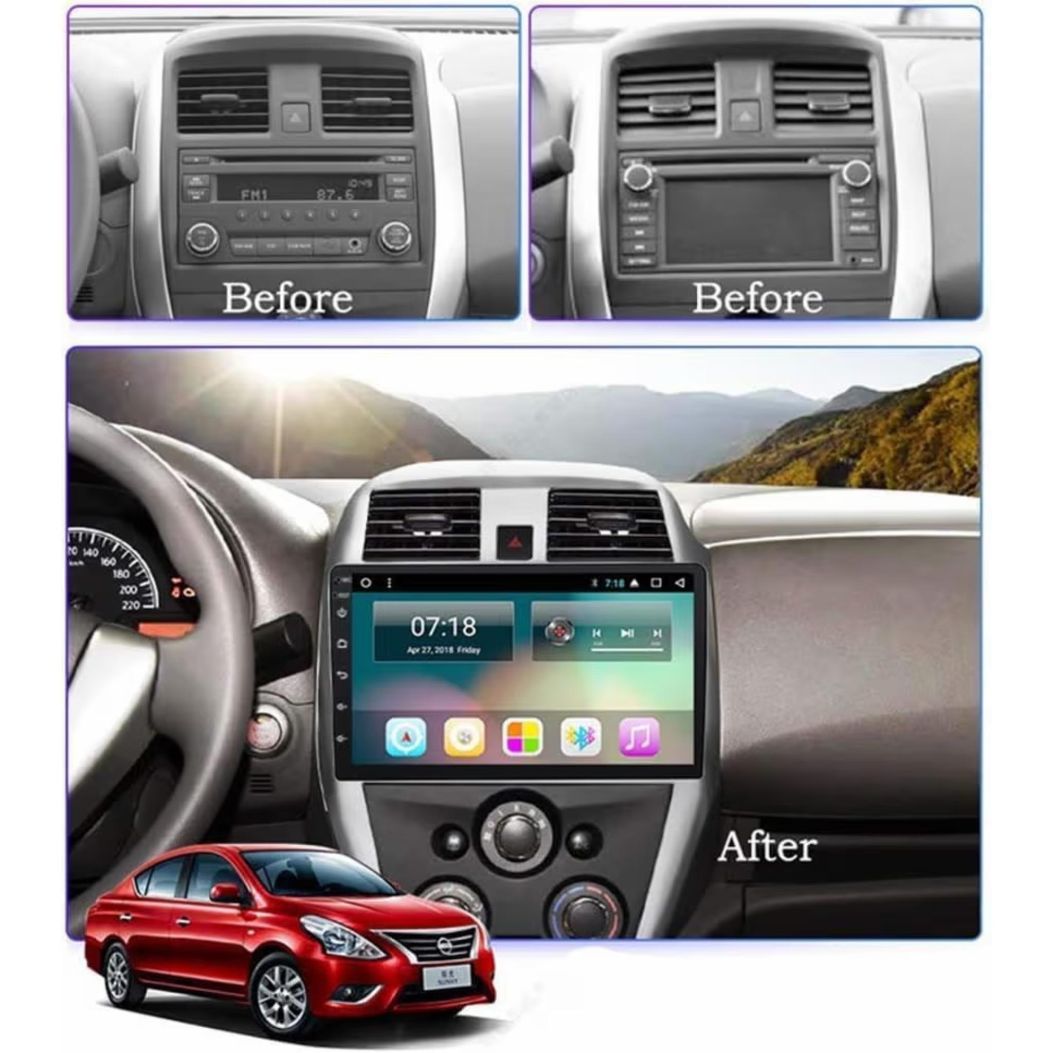Android Car Stereo for Nissan Sunny 2014-2019 10 Inch IPS.QLED Touch Screen with AHD Camera Included - Image 3