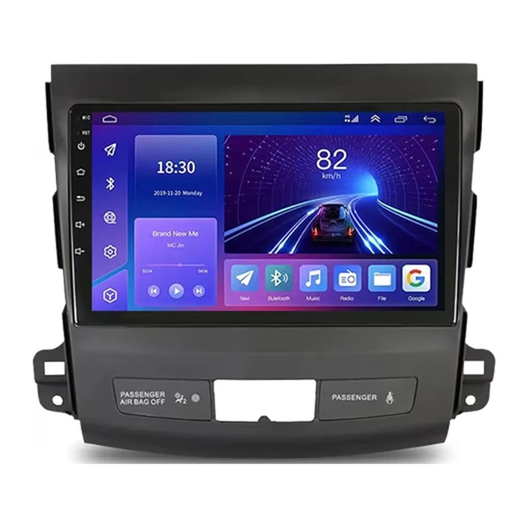 Android Car Stereo for Mitsubishi Outlander 2005-2013 9 Inch IPS.QLED Touch Screen with AHD Camera Included