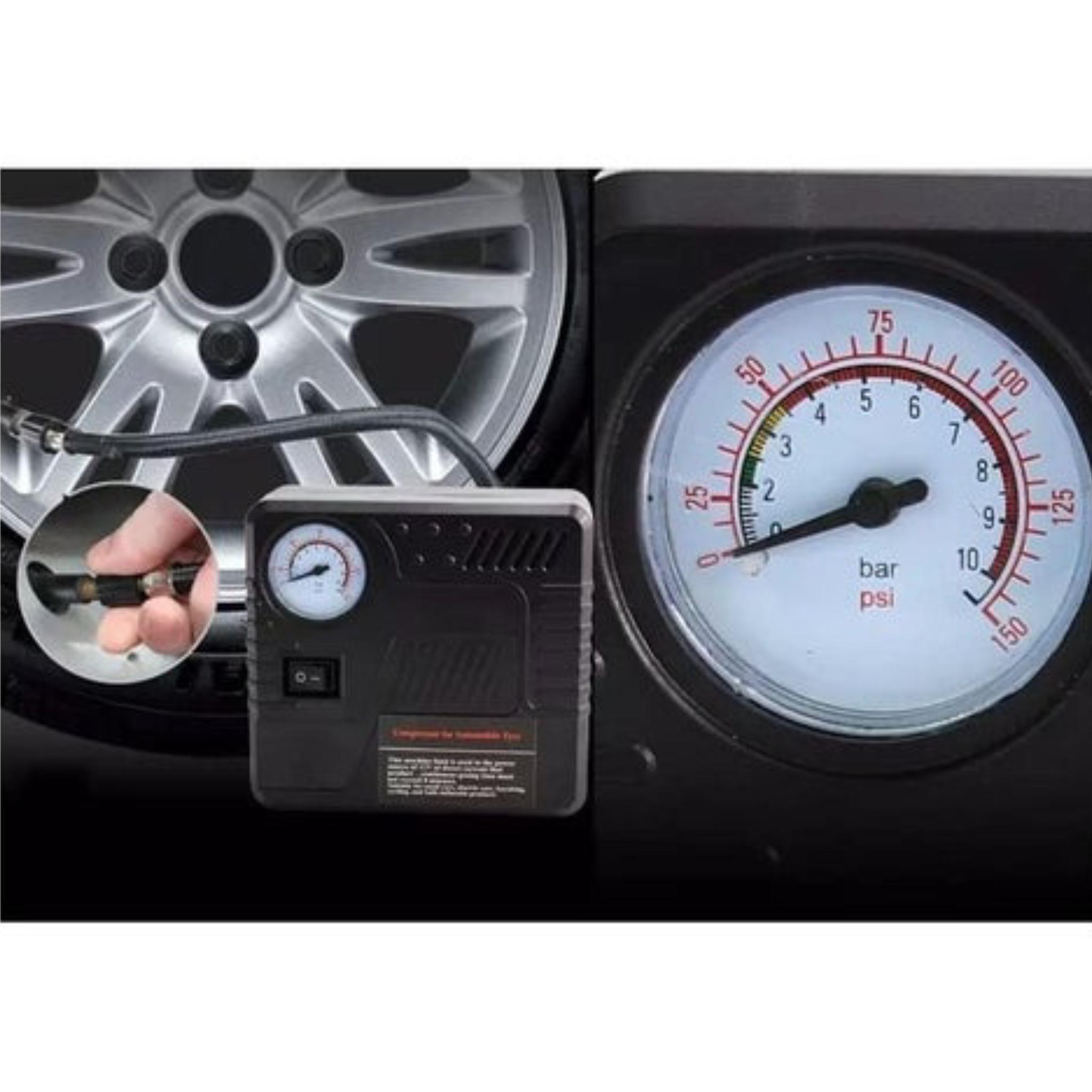 High Power Digital Car Jump Starter Power Bank With Air Compressor 98800 mAh External Battery Charger with Digital Display Screen - Image 2