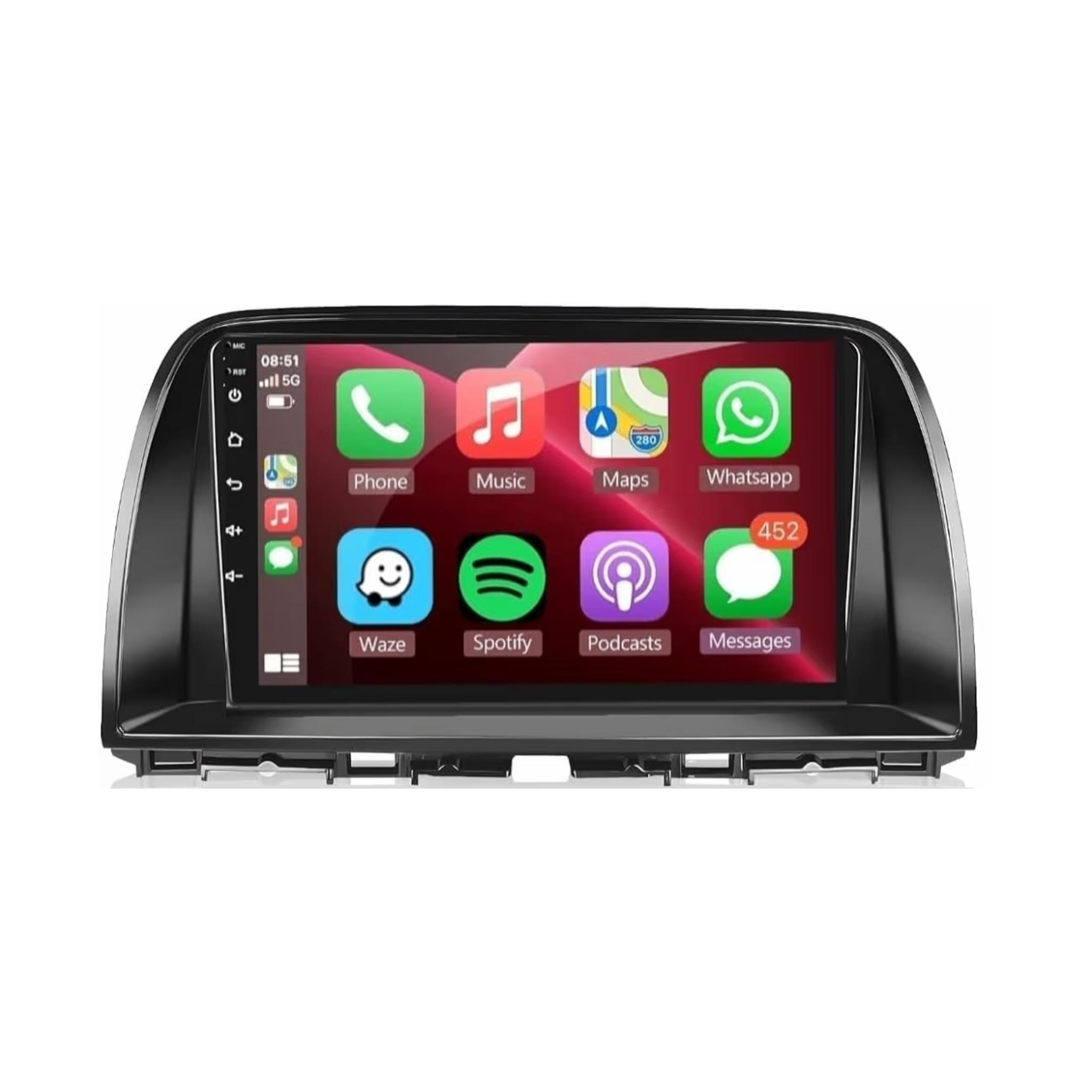 Android Car Stereo for Mazda CX-5 2012-2015 9 Inch IPS.QLED Touch Screen with AHD Camera Included