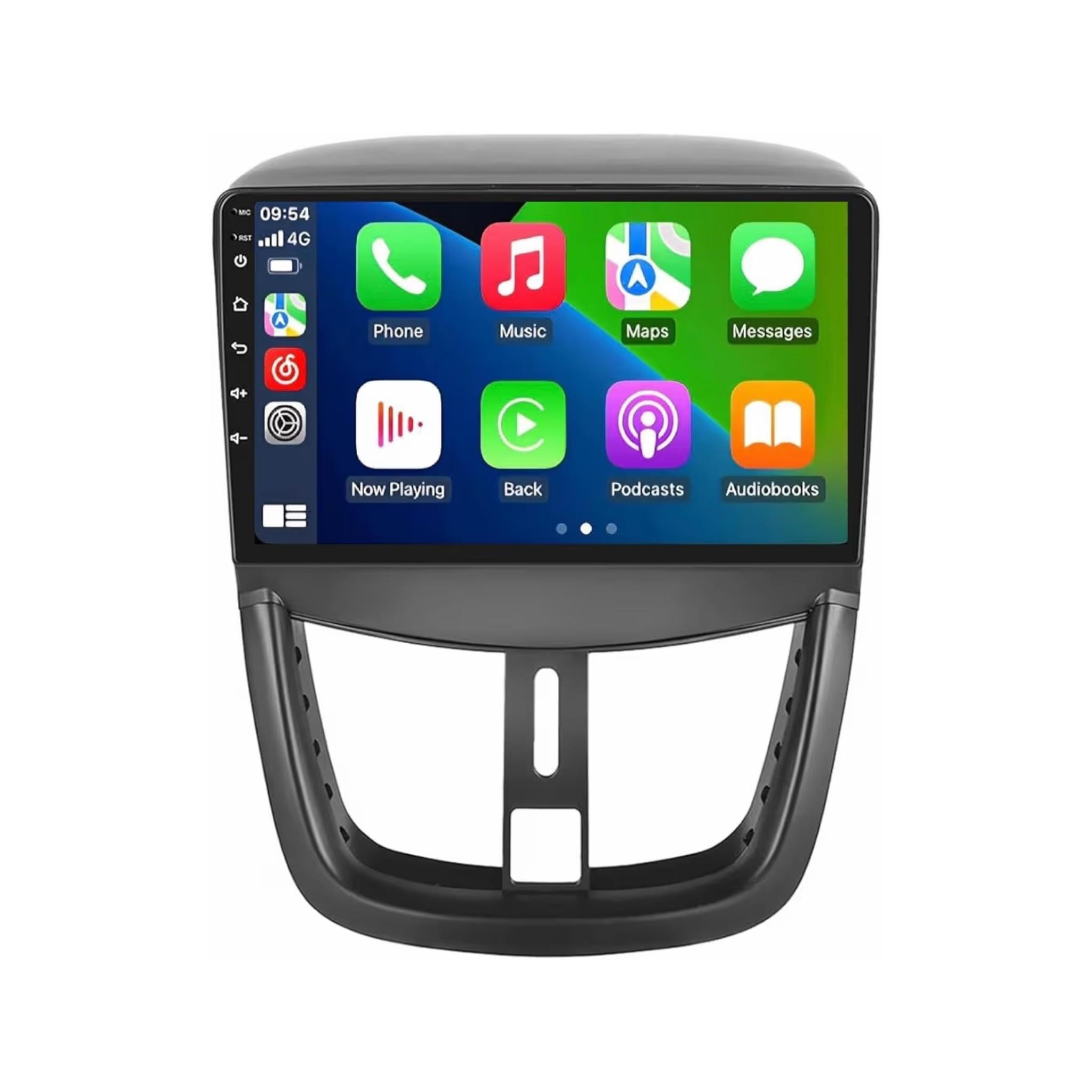 Android Car Stereo for Peugeot 207 2006-2015 9 Inch IPS.QLED Touch Screen with AHD Camera Included