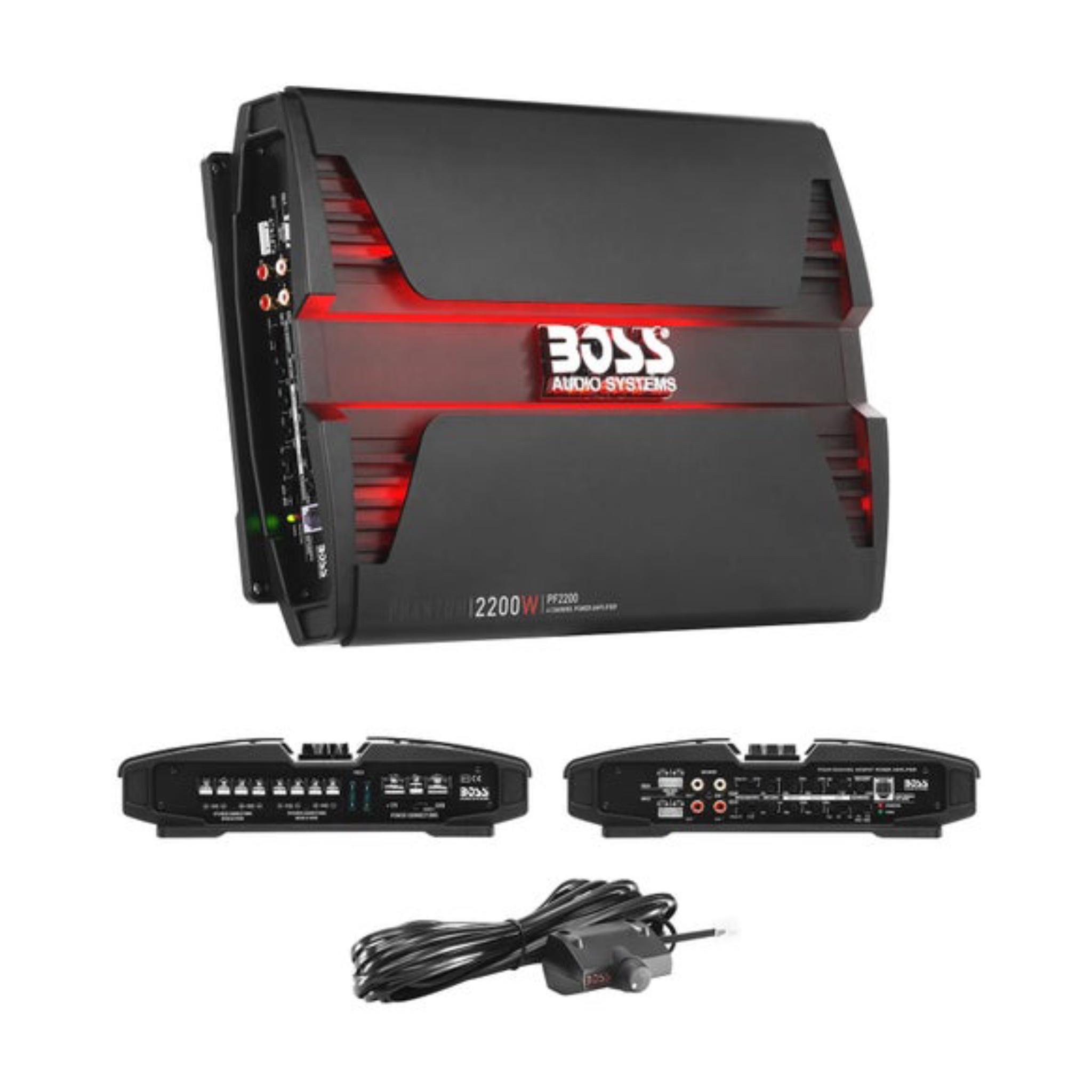 BOSS Audio Systems PF2200 Phantom 2200 Watt, 4 Channel, 2 4 Ohm Stable Class AB, Full Range, Bridgeable, Mosfet Car Amplifier with Remote Subwoofer Control - Image 2