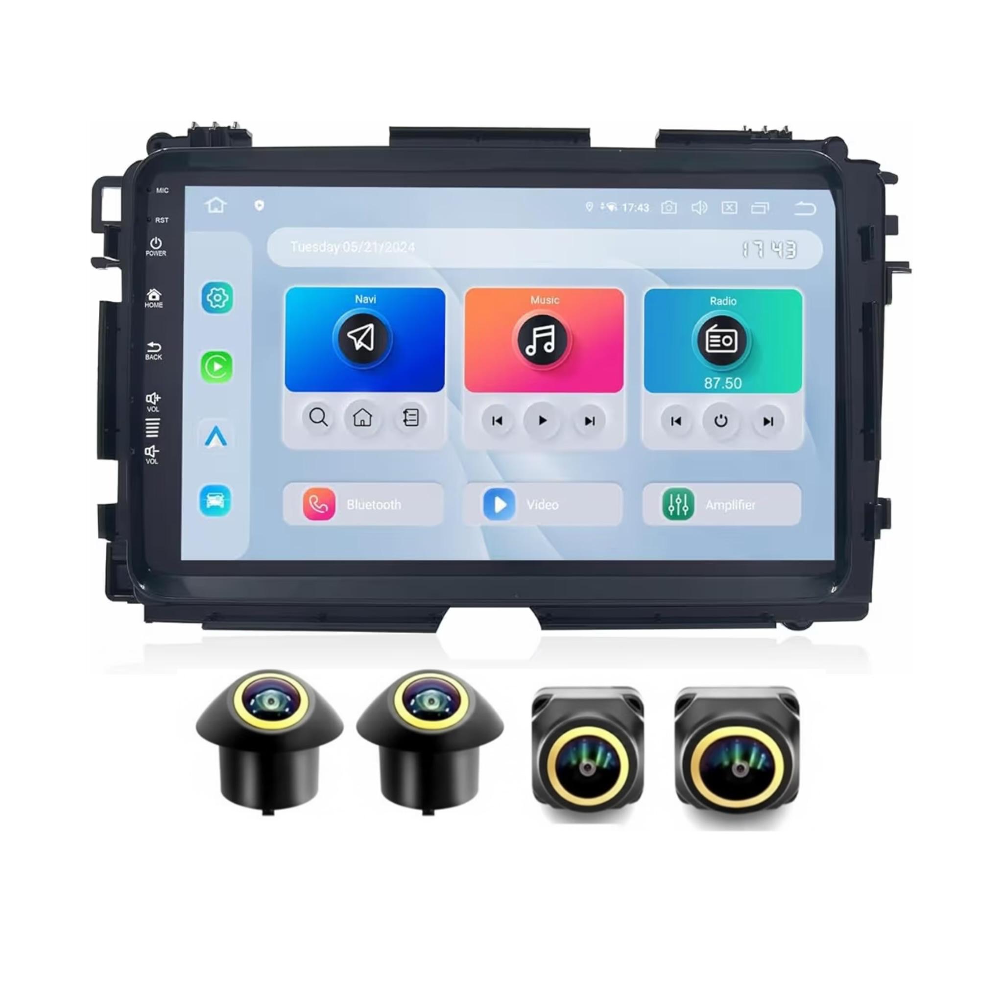 Android Car Stereo for Honda Vezel HRV 2013-2022 9 Inch IPS.QLED Touch Screen with AHD Camera Included - Image 2