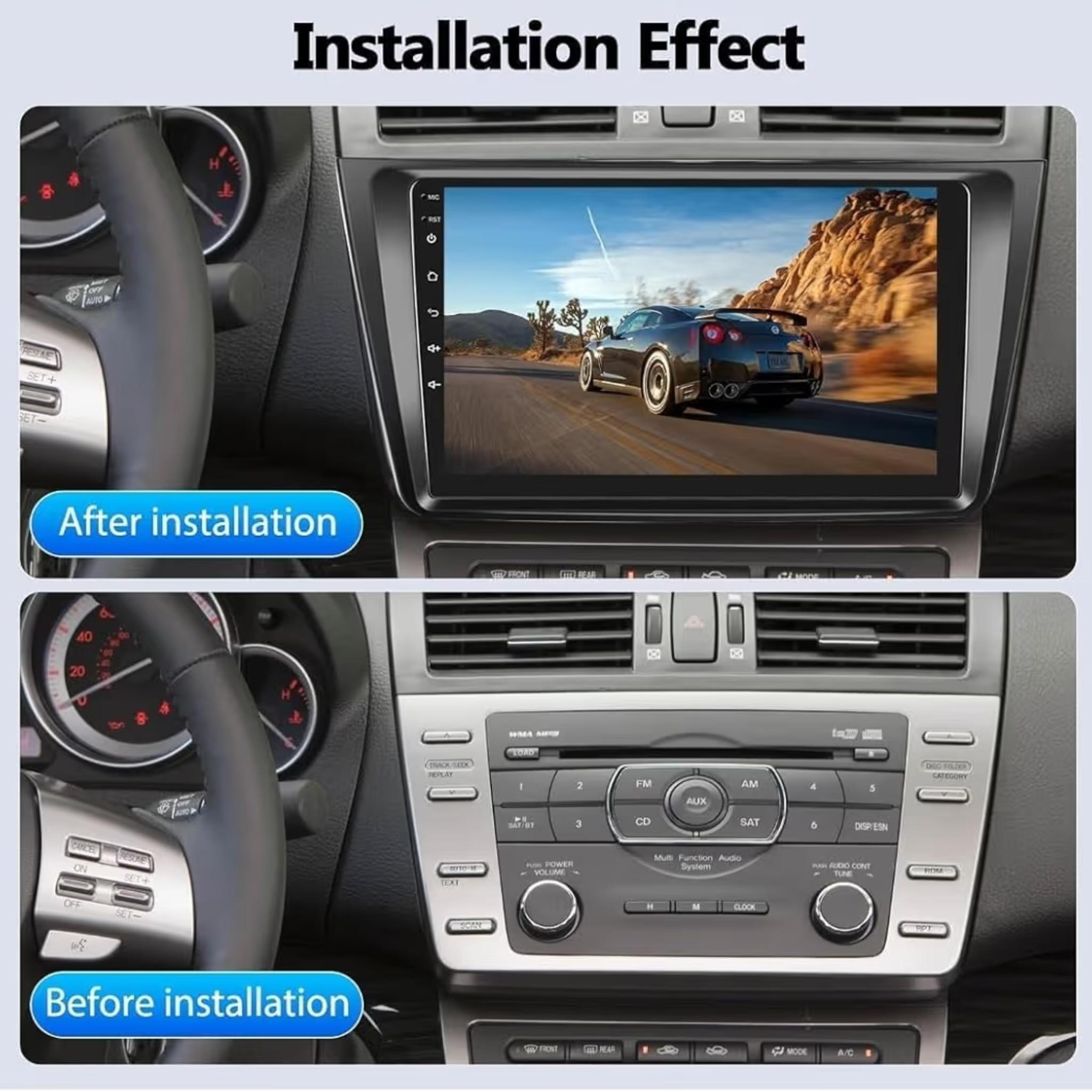 Android Car Stereo for Mazda 6 2007-2012 9 Inch IPS.QLED Touch Screen with AHD Camera Included - Image 3