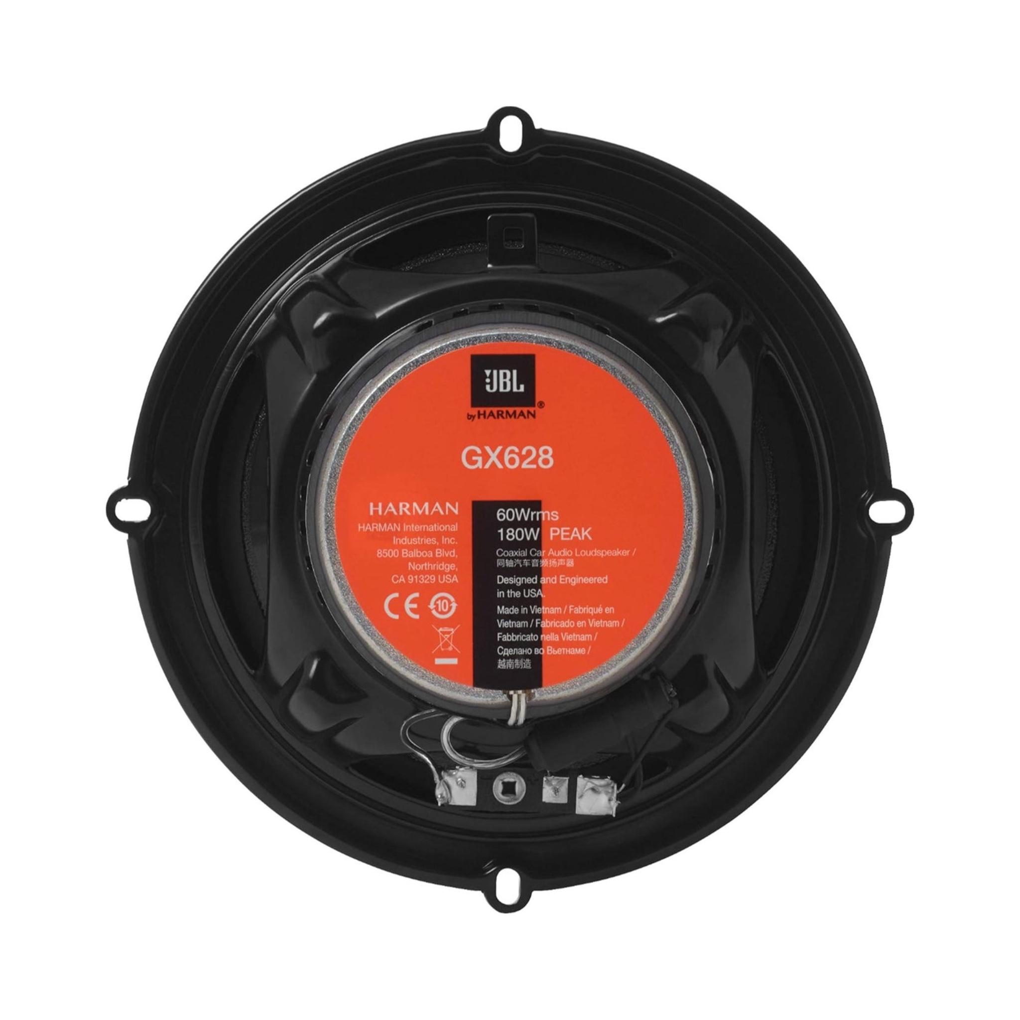 JBL GX628 GX Series 6.5" 180W Peak Power 2-Way Coaxial Car Loudspeakers (Pair) - Image 2