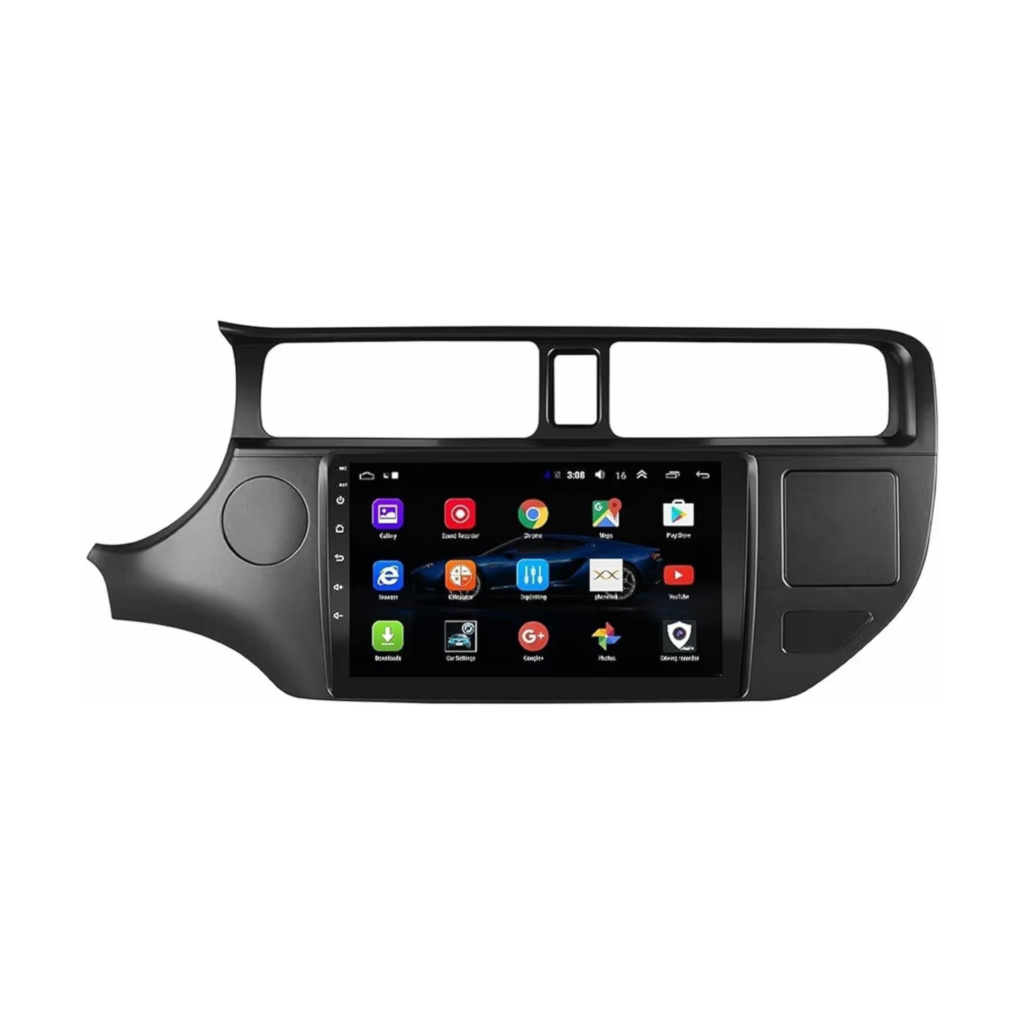 Android Car Stereo for KIA RIO 2011-2014 9 Inch IPS.QLED Touch Screen with AHD Camera Included