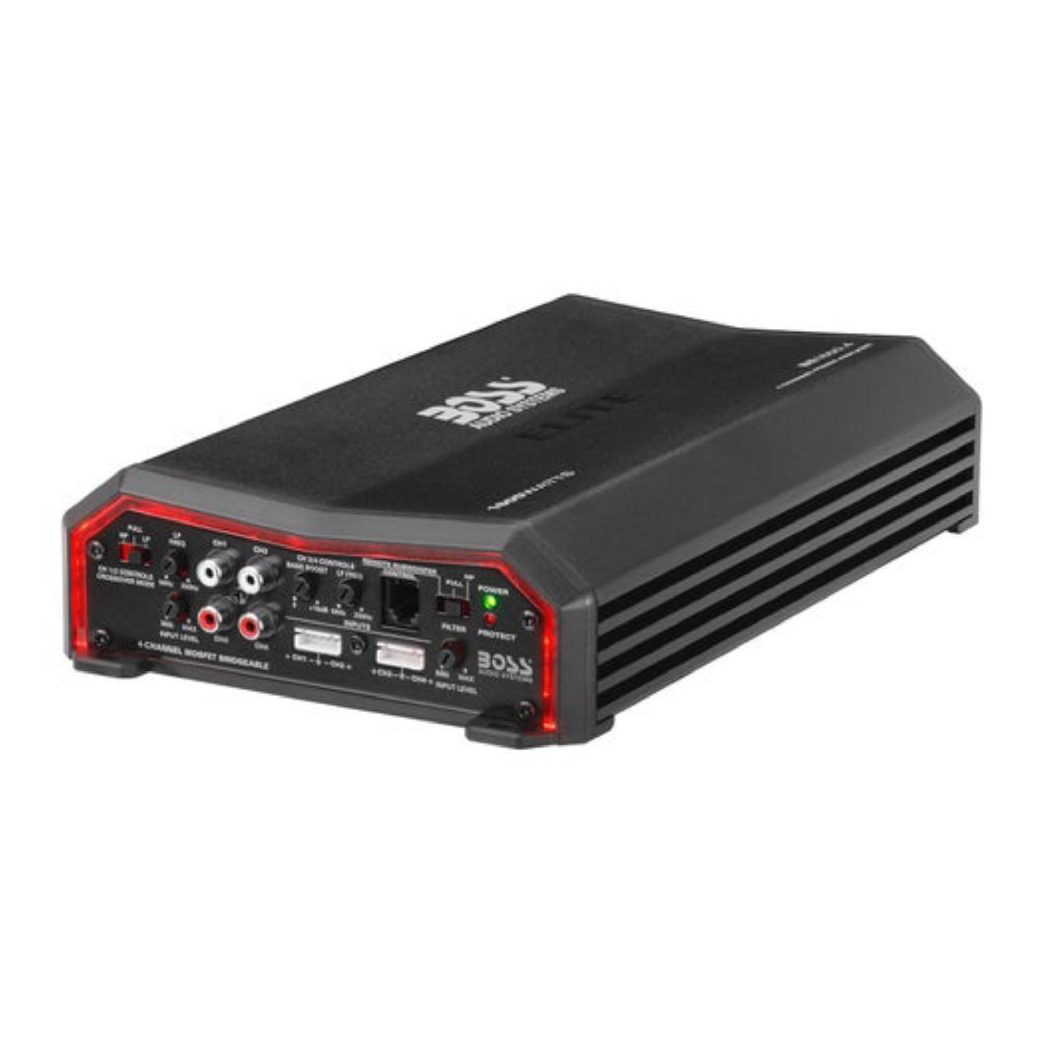 BOSS Audio Systems Elite BE1600.4 4 Channel Car Amplifier - 1600 Watts, Full Range, Class A-B - Image 2