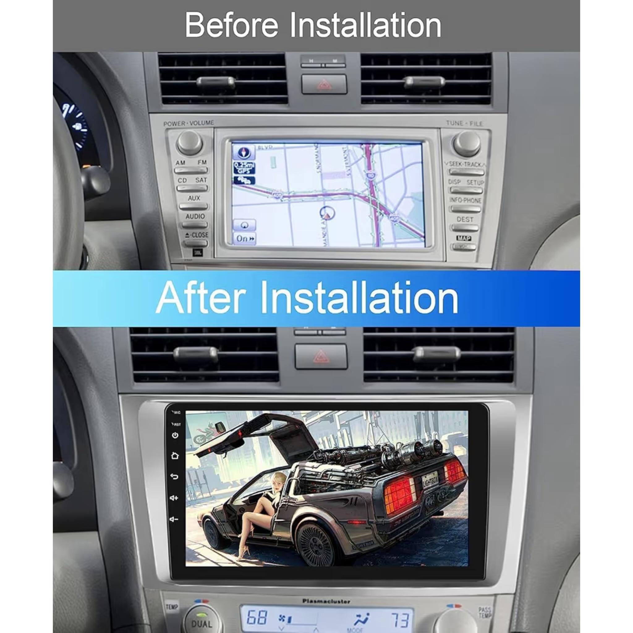 Android Car Stereo for Toyota Camry 2006-2011 9 Inch IPS.QLED Touch Screen with AHD Camera Included - Image 3