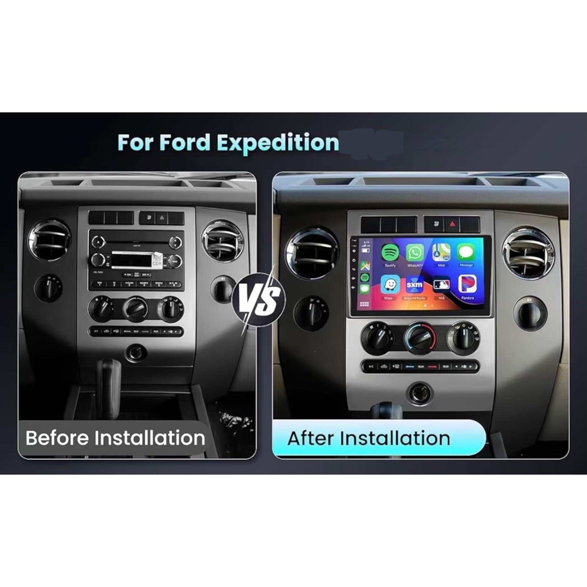 Android Car Stereo for Ford Expedition 2007-2017 9 Inch IPS.QLED Touch Screen with AHD Camera Included - Image 3