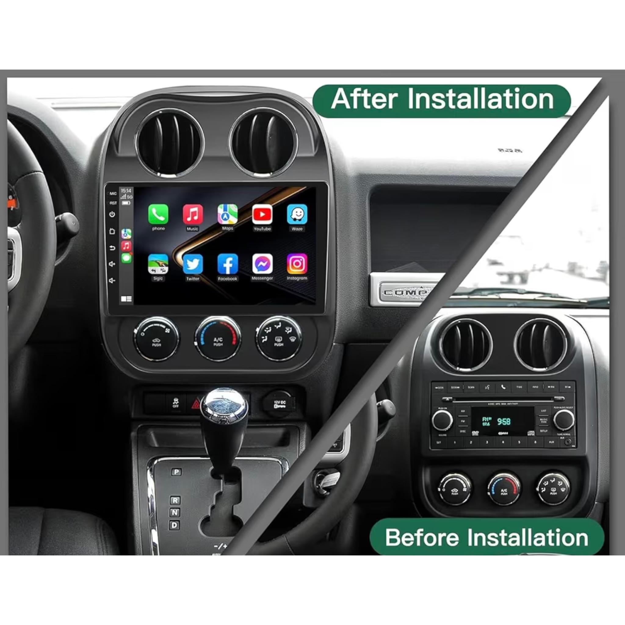 Android Car Stereo for Jeep Patriot Compass 2010-2016 10 Inch IPS.QLED Touch Screen with AHD Camera Included - Image 3