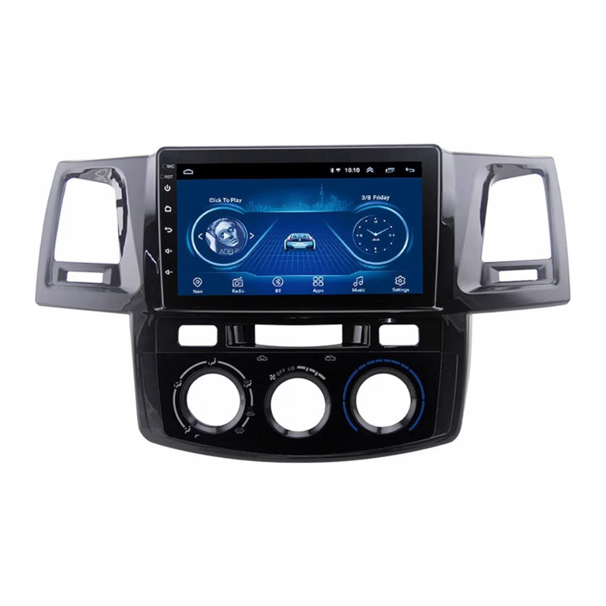 Android Car Stereo for Toyota Fortuner 2008-2015 9 Inch IPS.QLED Touch Screen with AHD Camera Included