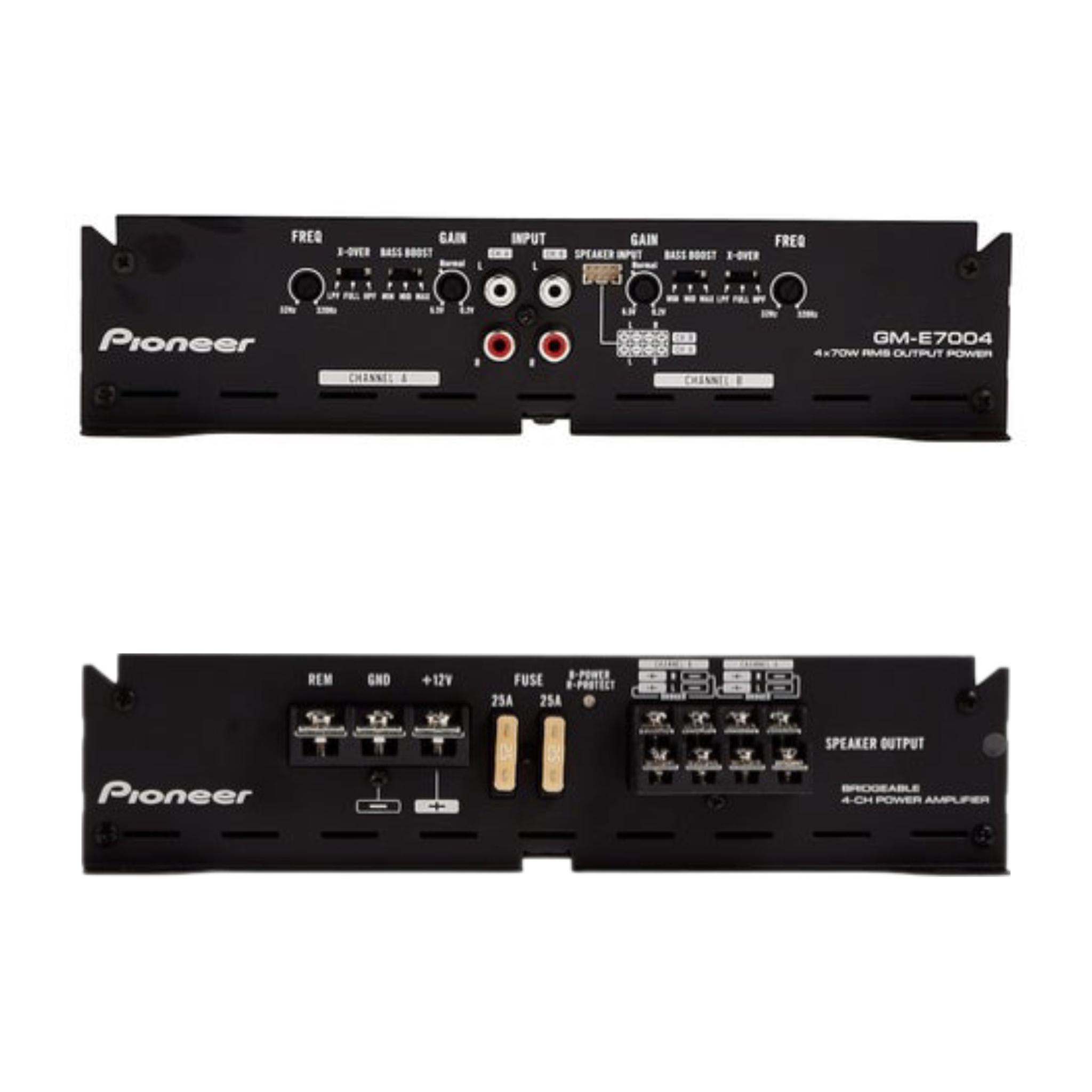 Pioneer 4 Channel Bridgeable Amplifier with Bass Boost - Image 2