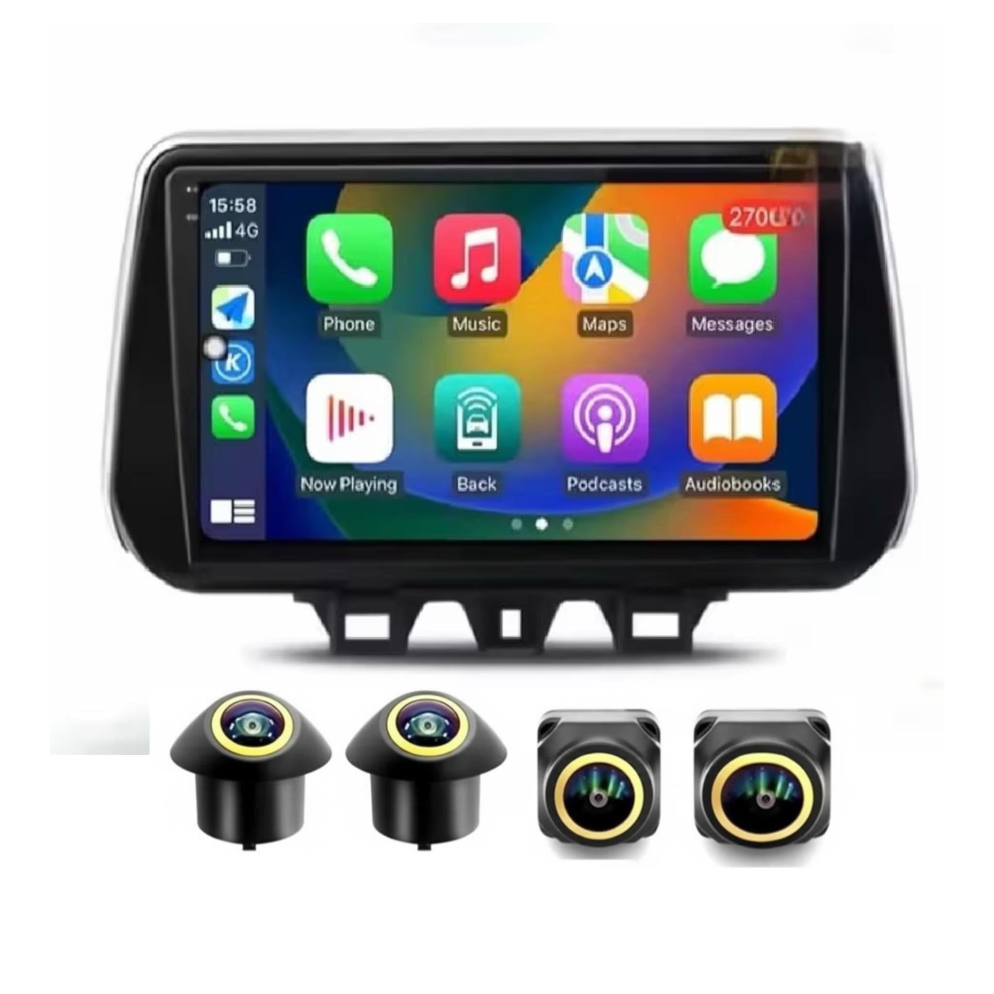 Android Car Stereo for Hyundai Tucson 2019-2021 9 Inch IPS.QLED Touch Screen with AHD Camera Included - Image 2