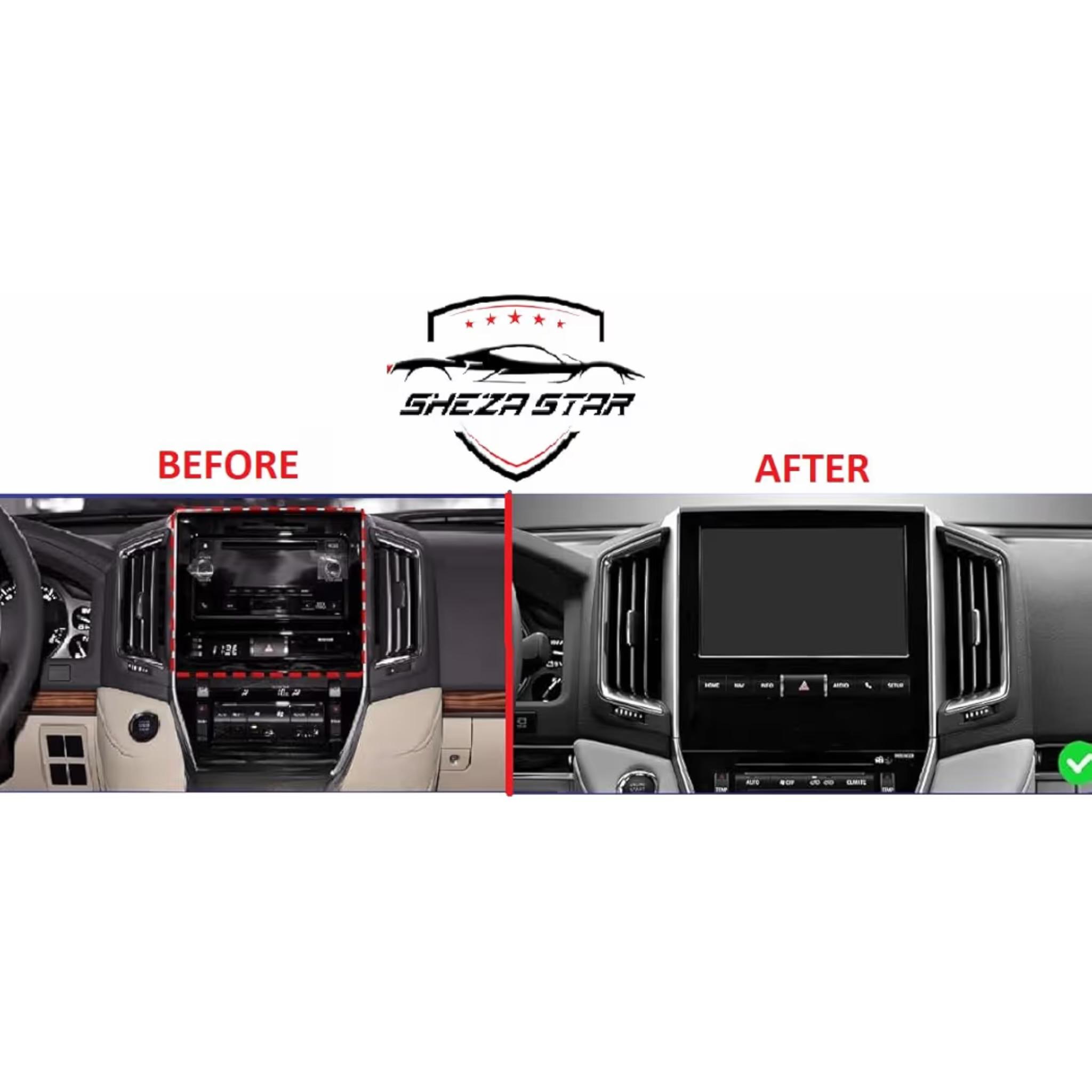 Android Car Stereo for Toyota Land Cruiser VXR 2016-2021 9 Inch IPS.QLED Touch Screen with AHD Camera Included - Image 3