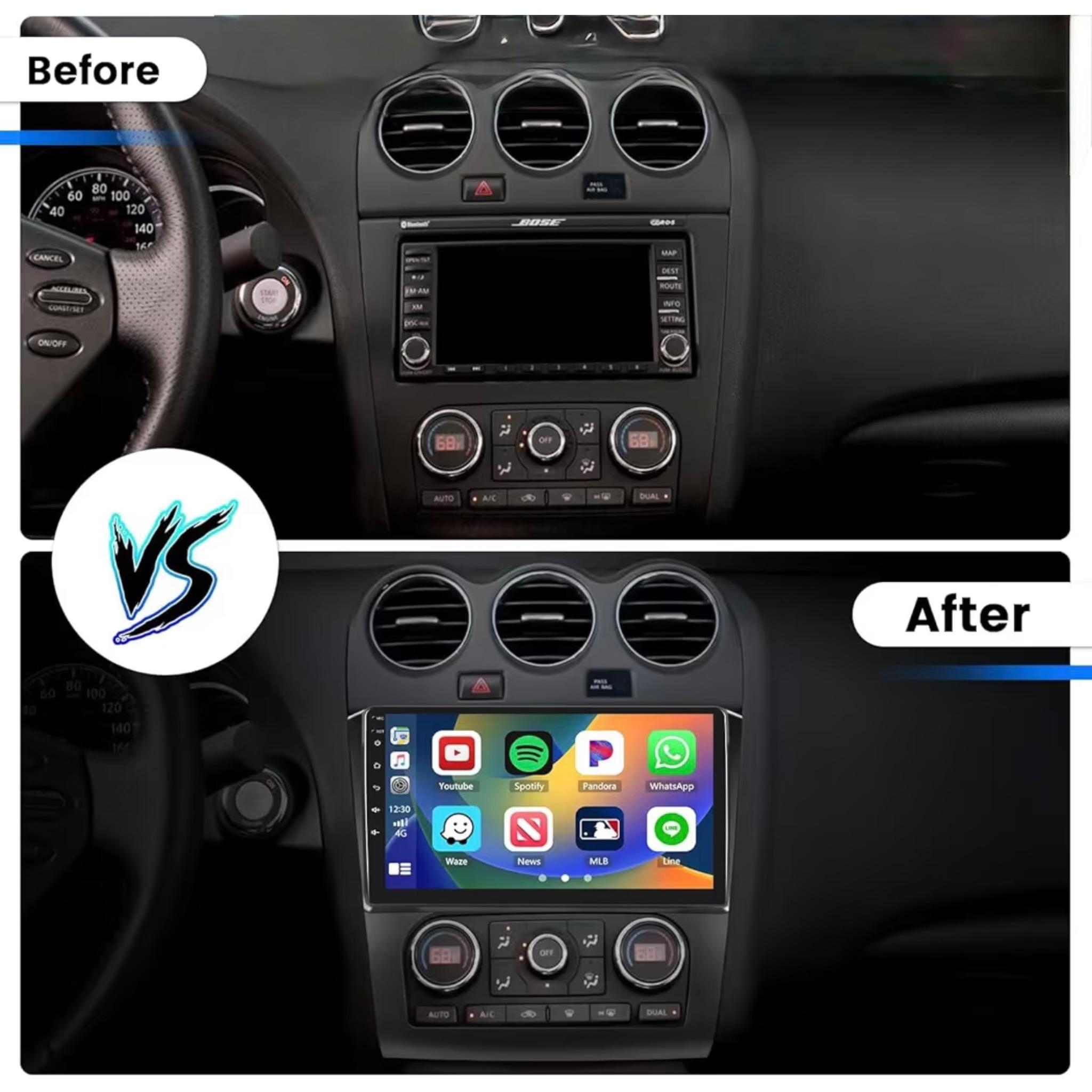 Android Car Stereo for Nissan Altima 2008-2012 9 Inch IPS.QLED Touch Screen with AHD Camera Included - Image 3