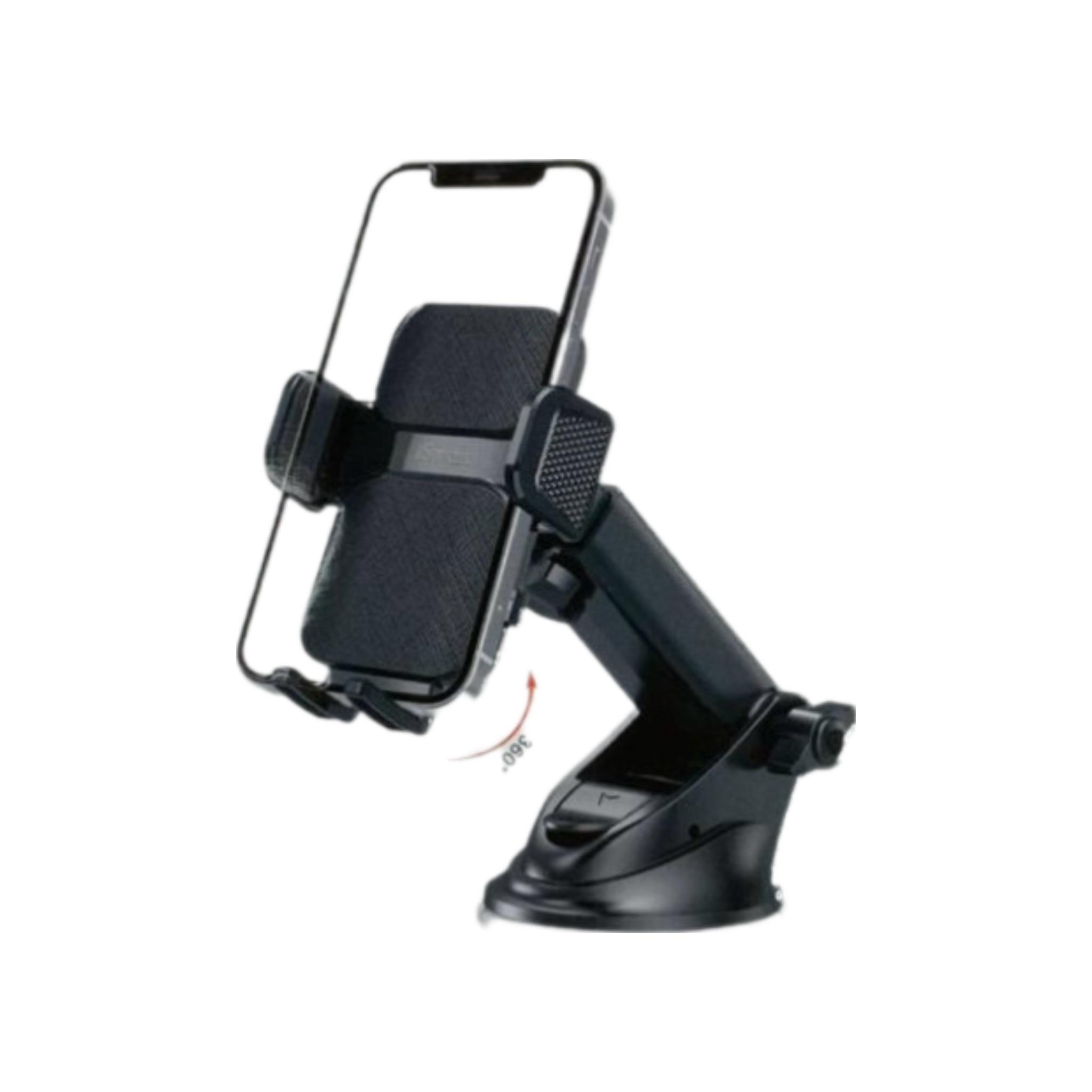 iCH51 Dashboard Car Phone Holder, 360° Rotatable, with Gel Suction, for 4-7 Inch Mobile Phones