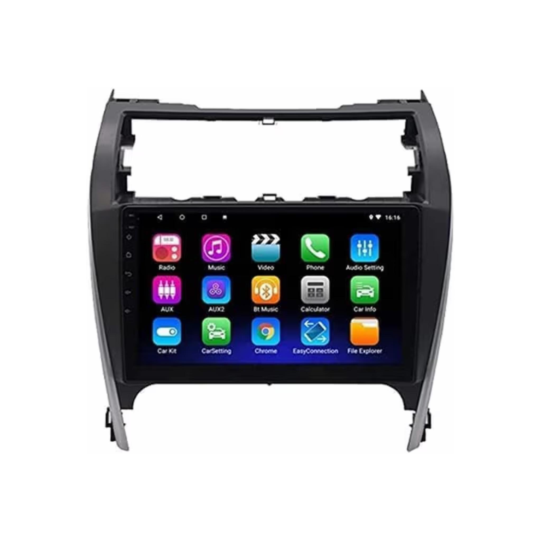 Android Car Stereo for Toyota Camry 2012-2016 10 Inch IPS.QLED Touch Screen with AHD Camera Included