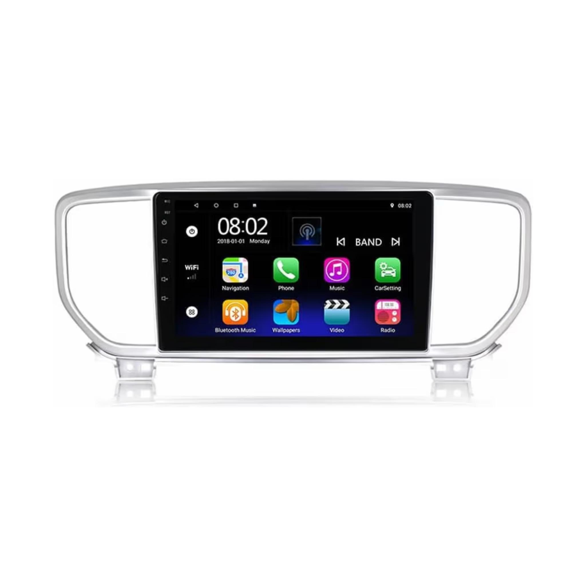 Android Car Stereo for Kia Sportage 2019-2021 9 Inch IPS.QLED Touch Screen with AHD Camera Included