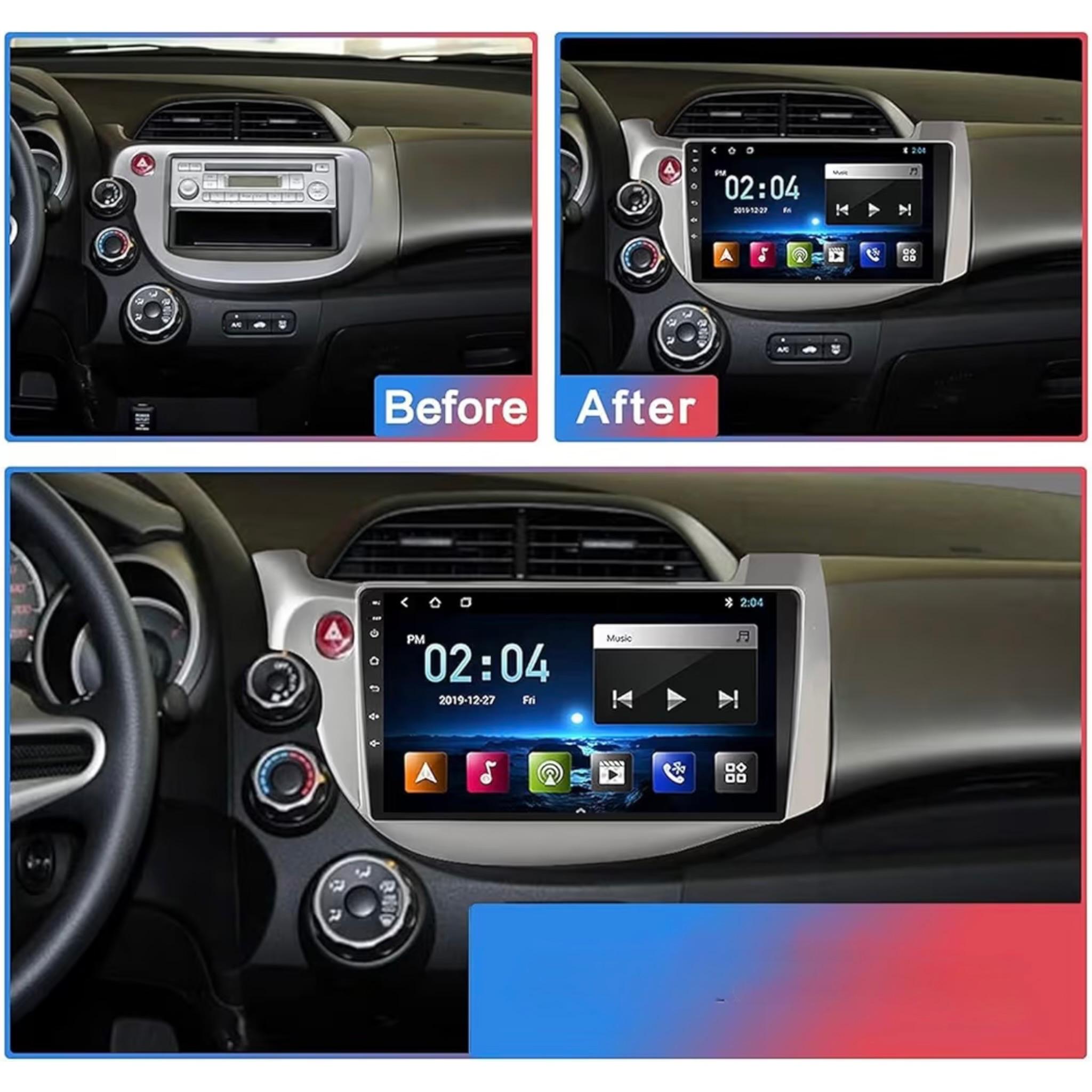 Android Car Stereo for Honda Fit 2008-2013 10 Inch IPS.QLED Touch Screen with AHD Camera Included - Image 3