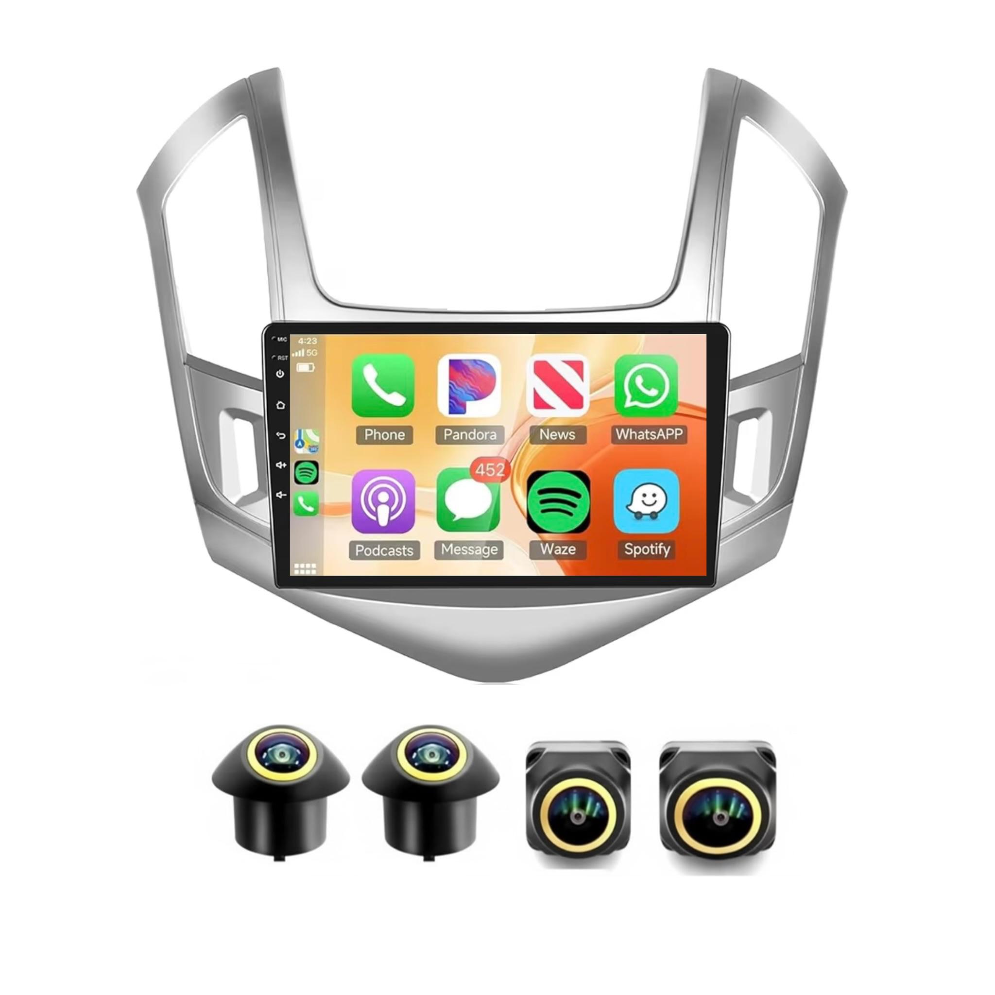 Android Car Stereo for Chevrolet Cruze 2012-2015 9 Inch IPS.QLED Touch Screen with AHD Camera Included - Image 2