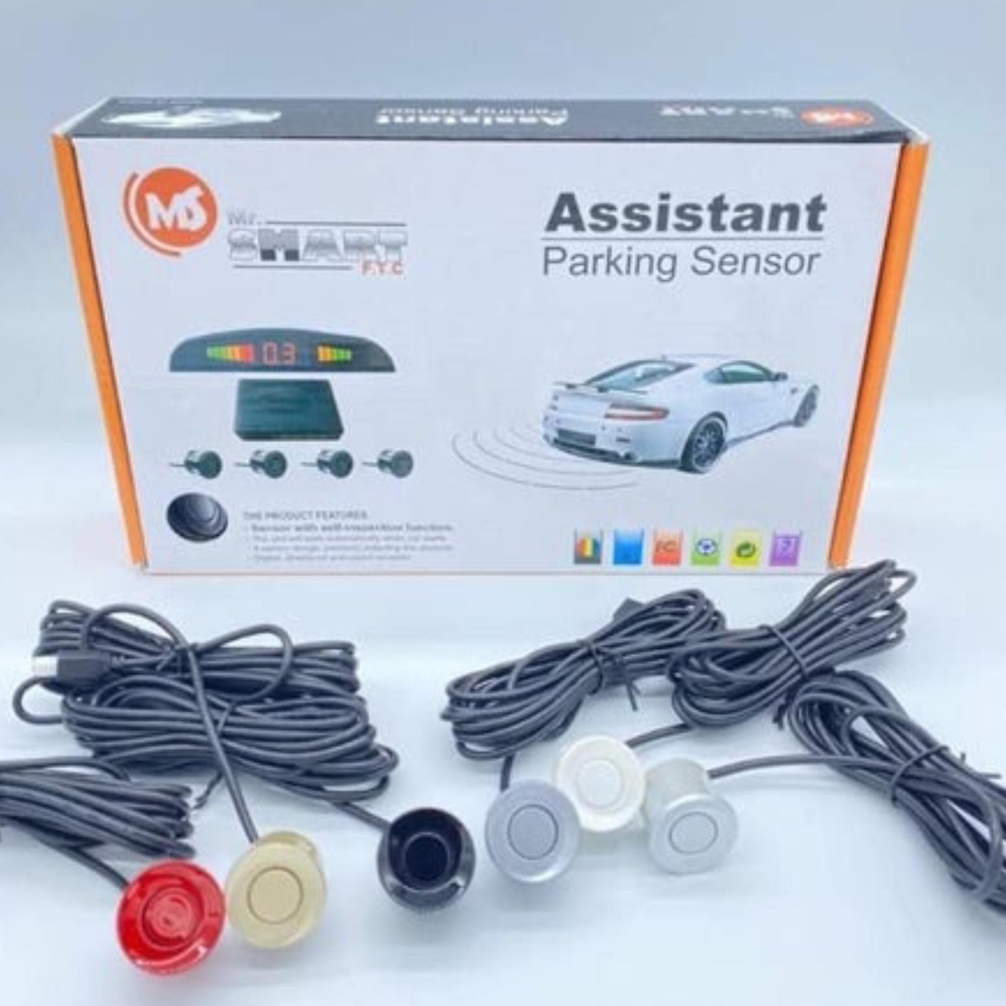 Car LED Parking Sensor Monitor Auto Reverse Backup Radar Detector System Backlight Display 4 Sensors - Image 2