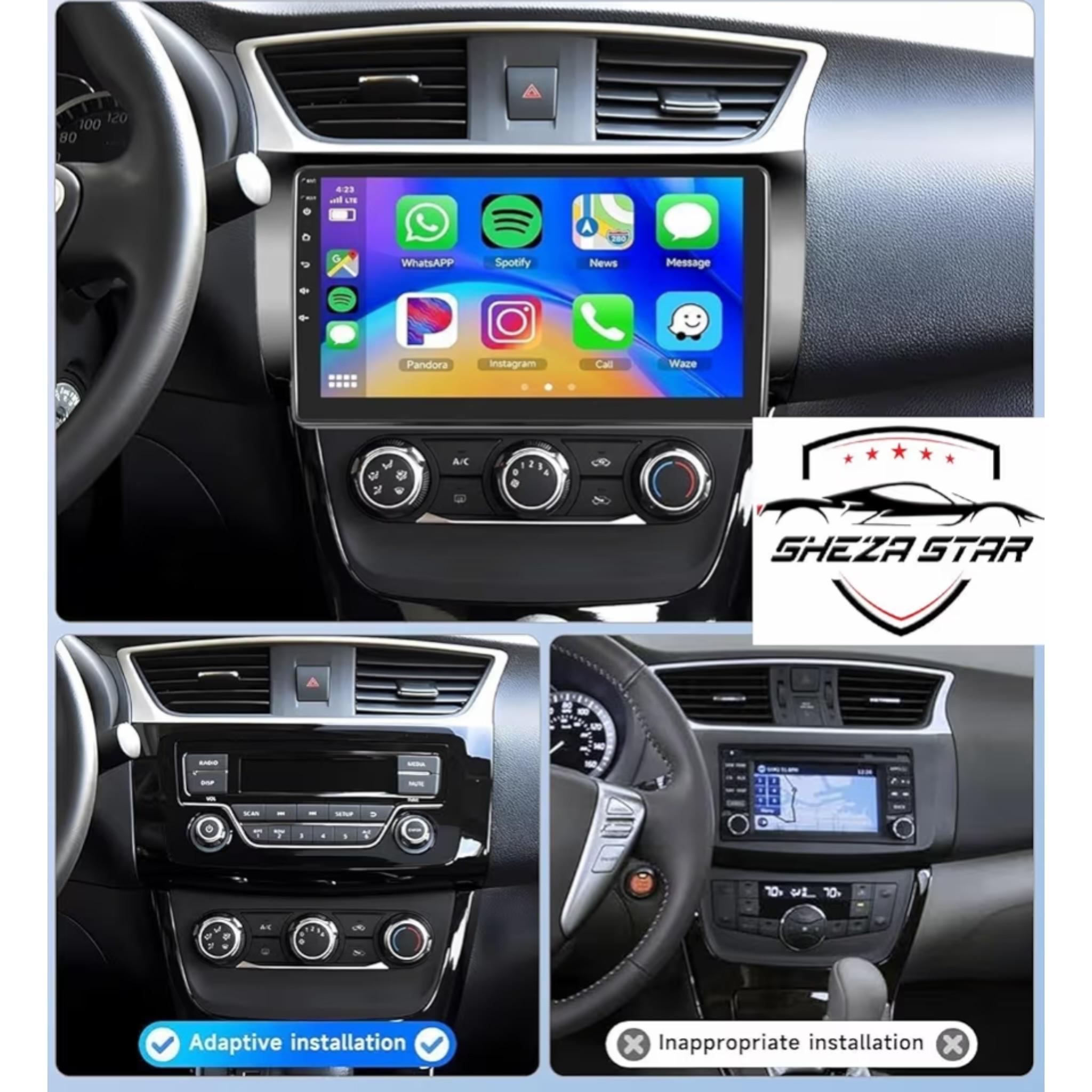 Android Car Stereo for Nissan Sentra Tiida 2012-2019 10 Inch IPS.QLED Touch Screen with AHD Camera Included - Image 3