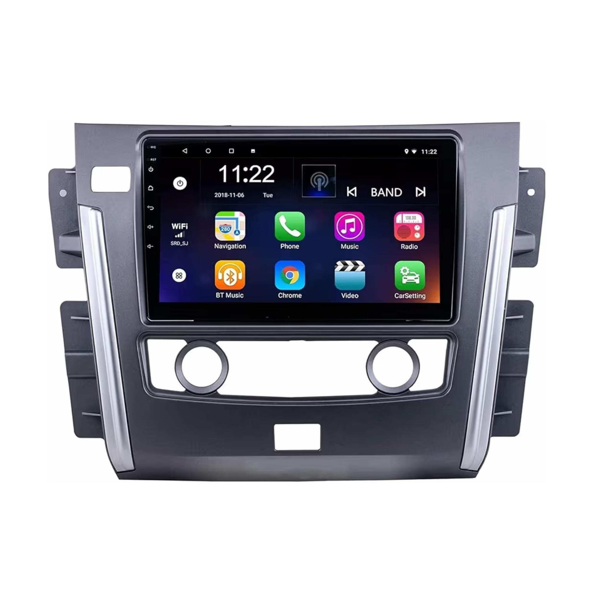 Android Car Stereo for NISSAN PATROL 2013-2019 10 Inch IPS.QLED Touch Screen with AHD Camera Included