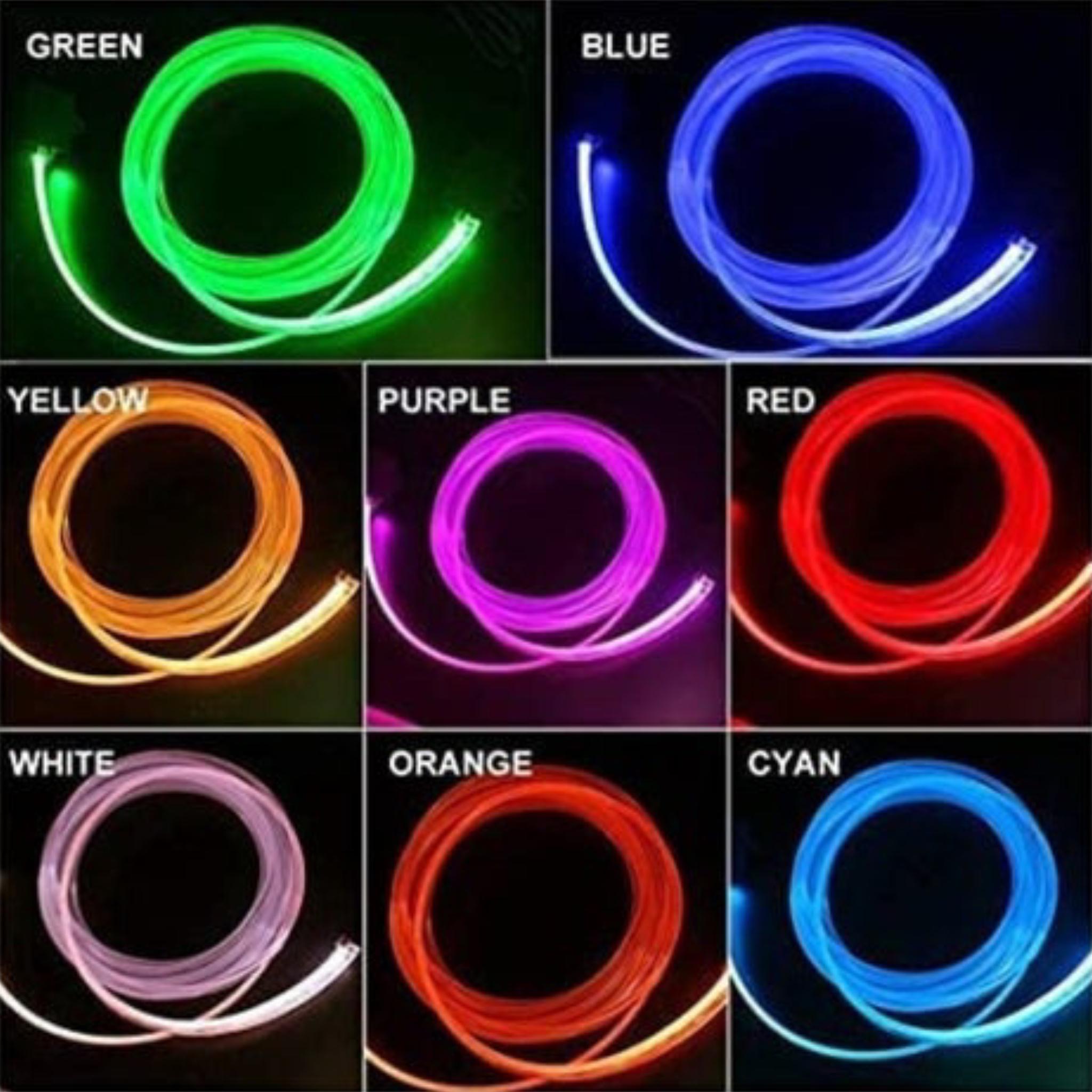 Car LED Strip Lights Multiple color with 6 in 1 RGB Car Interior Lights 8 meters - Image 2