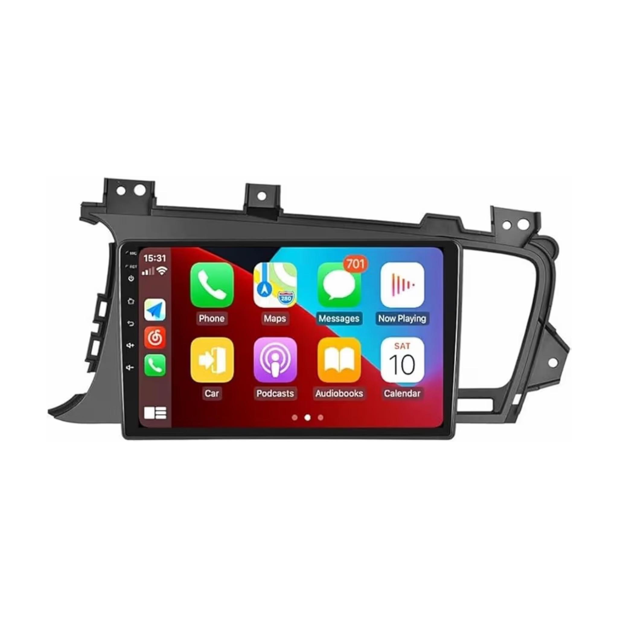 Android Car Stereo for Kia Optima 2010-2013 9 Inch IPS.QLED Touch Screen with AHD Camera Included