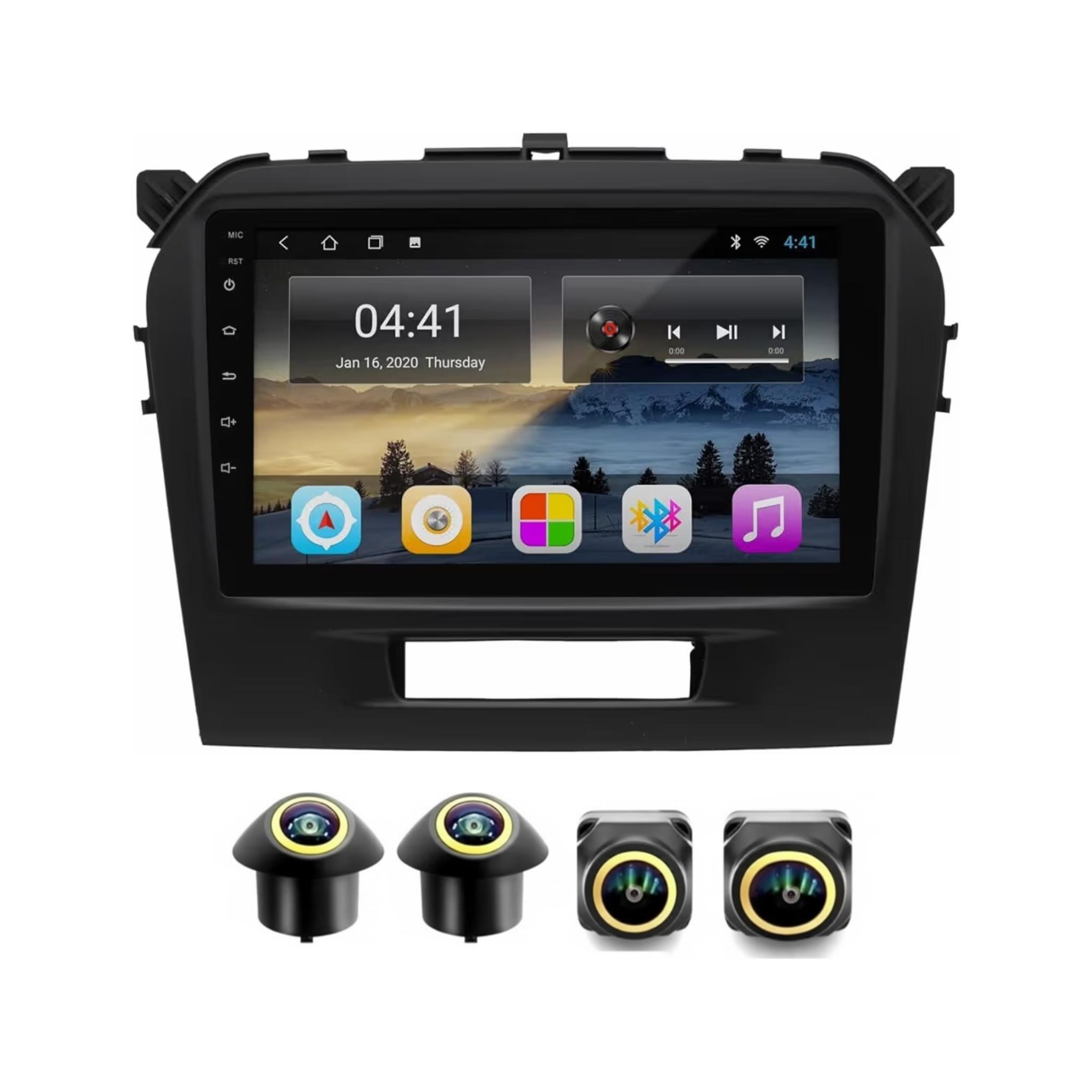 Android Car Stereo for Suzuki Grand Vitara 2015-2019 10 Inch IPS.QLED Touch Screen with AHD Camera Included - Image 2