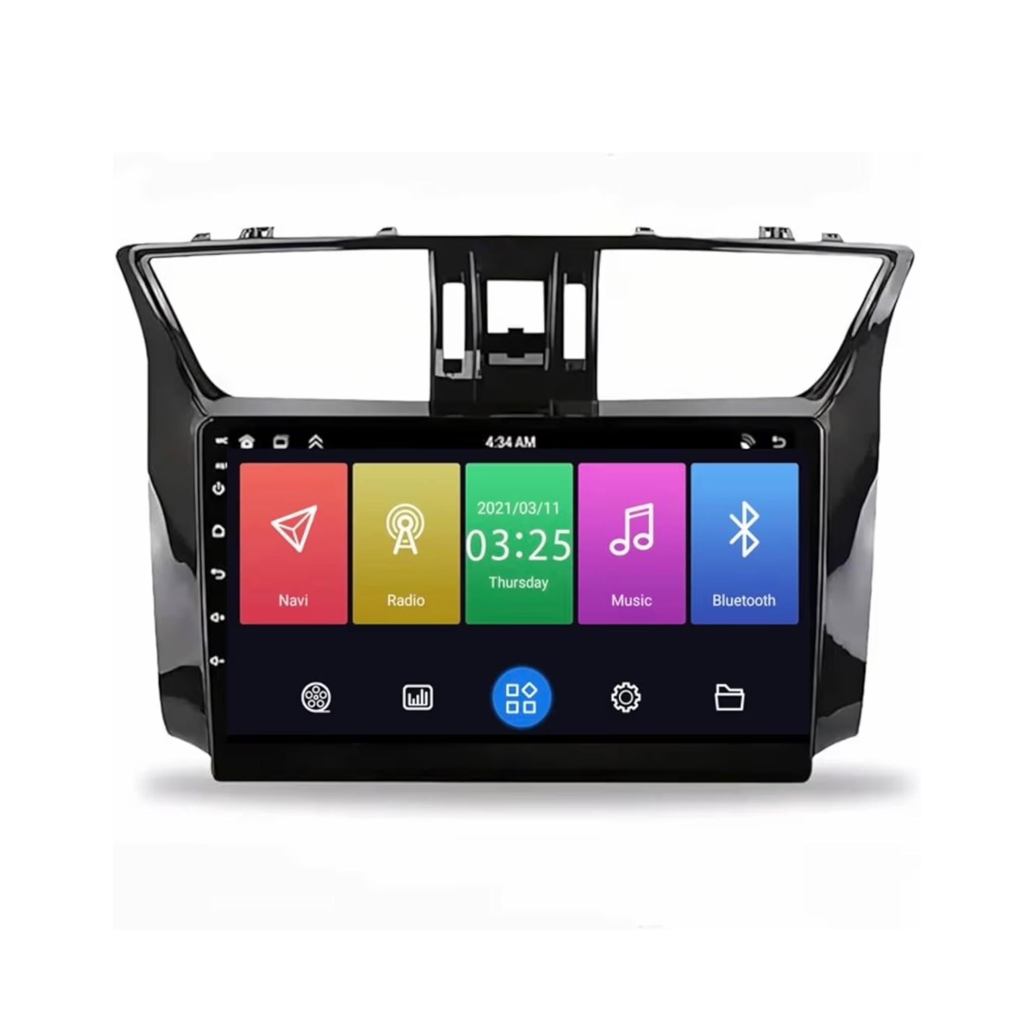 Android Car Stereo for Nissan Tida 2014-2016 9 Inch IPS.QLED Touch Screen with AHD Camera Included