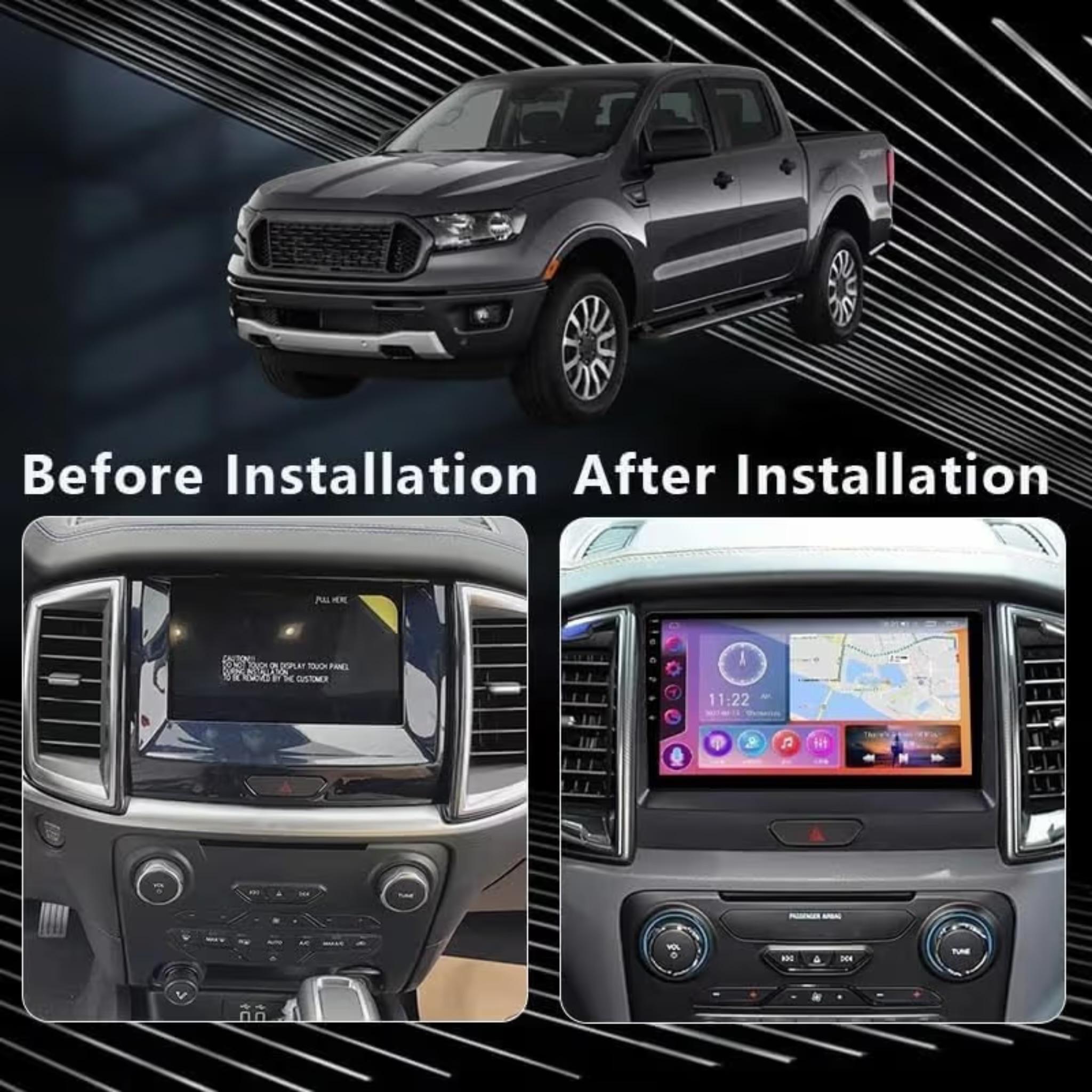 Android Car Stereo for Ford Ranger Everest 2015-2020 9 Inch IPS.QLED Touch Screen with AHD Camera Included - Image 3