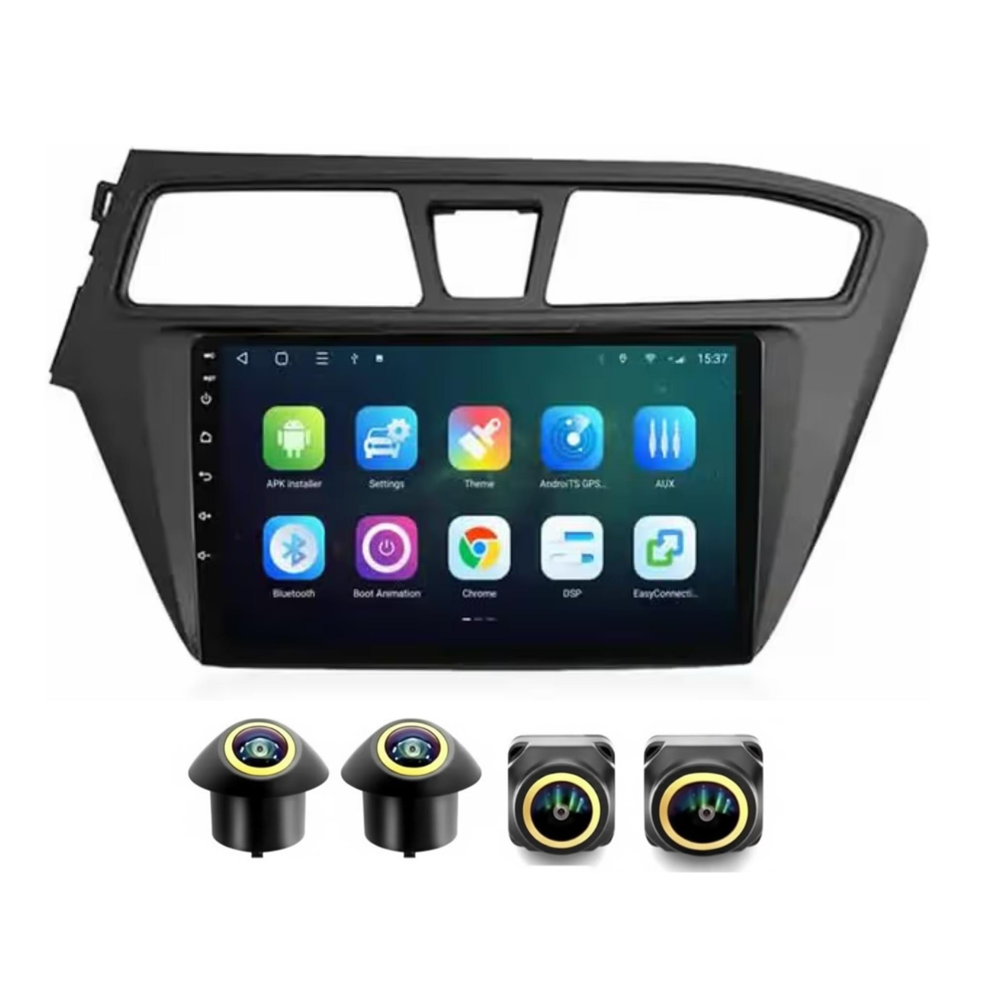 Android Car Stereo for Hyundai i20 2014-2019 9 Inch IPS.QLED Touch Screen with AHD Camera Included - Image 2