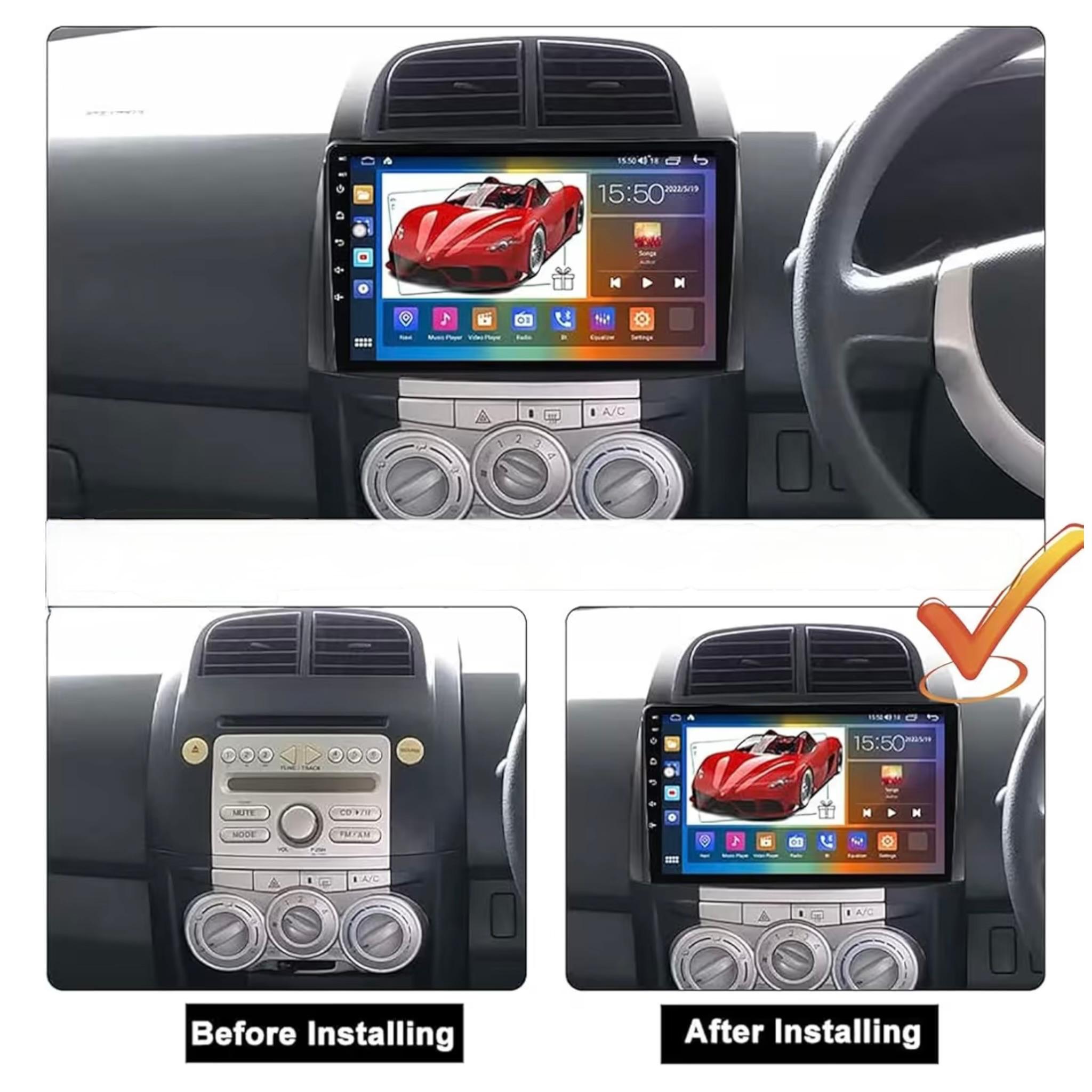 Android Car Stereo for Toyota Passo Daihatsu Boon Sirion 2005-2011 10 Inch IPS.QLED Touch Screen with AHD Camera Included - Image 3