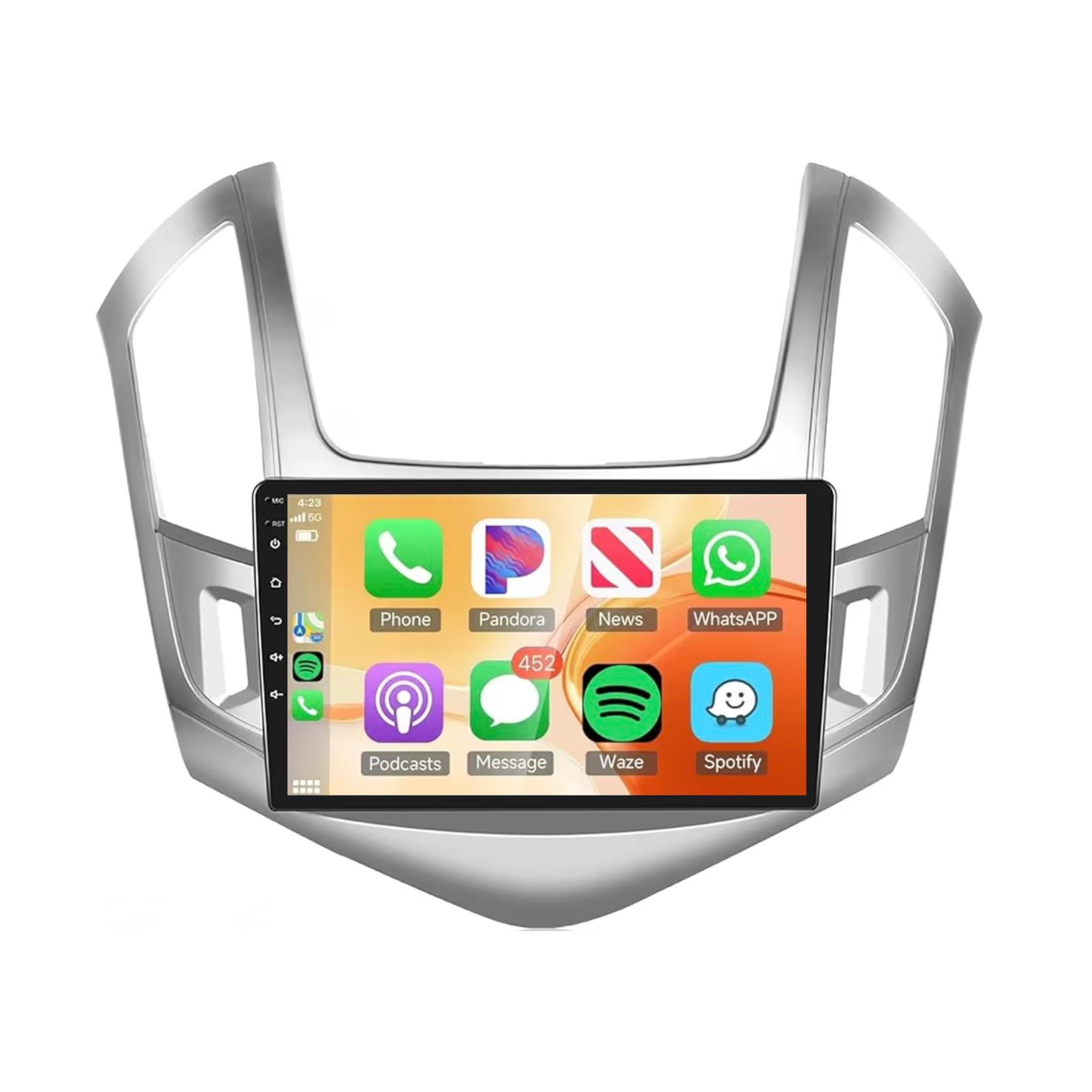 Android Car Stereo for Chevrolet Cruze 2012-2015 9 Inch IPS.QLED Touch Screen with AHD Camera Included