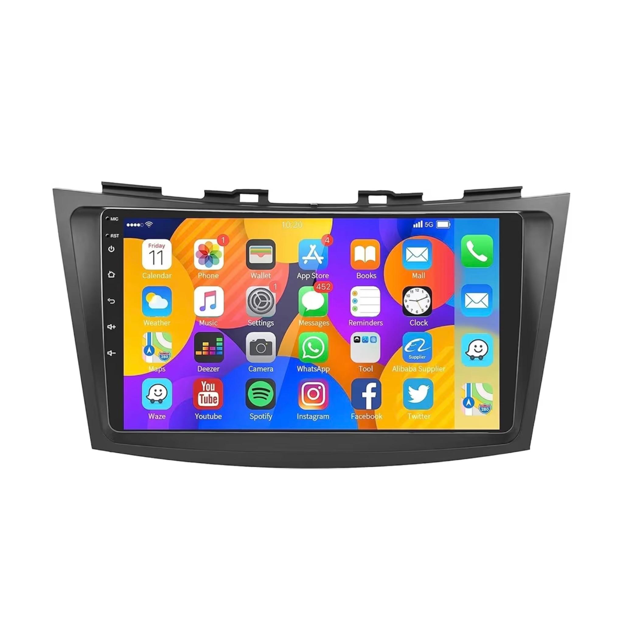 Android Car Stereo for Suzuki Swift 2011-2017 9 Inch IPS.QLED Touch Screen with AHD Camera Included