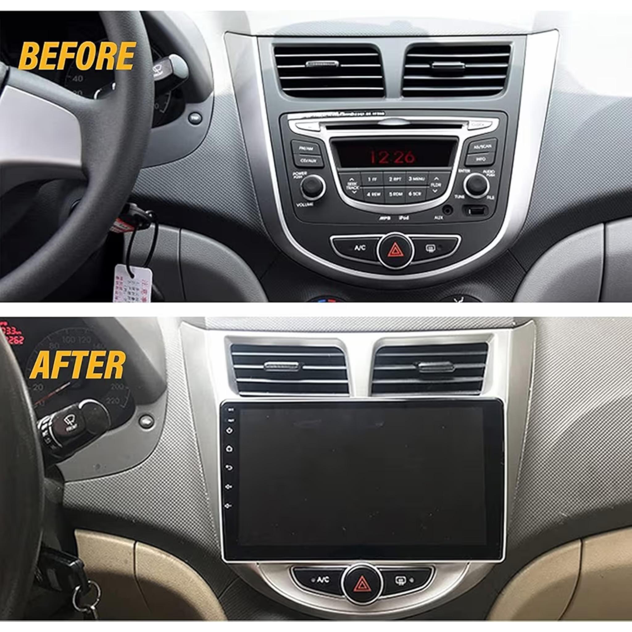 Android Car Stereo for Hyundai Accent 2011-2017 9 Inch IPS.QLED Touch Screen with AHD Camera Included - Image 3