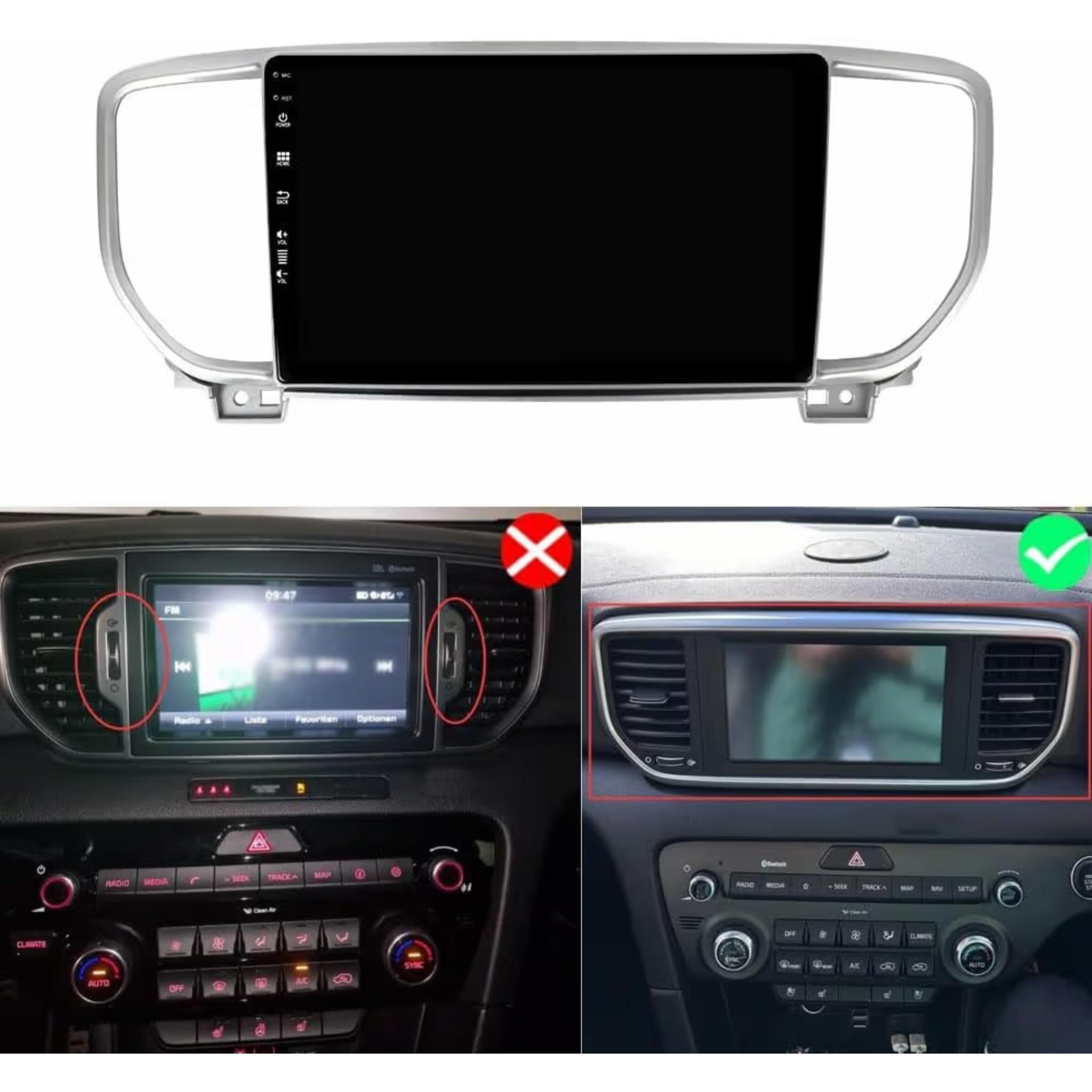Android Car Stereo for Kia Sportage 2019-2021 9 Inch IPS.QLED Touch Screen with AHD Camera Included - Image 3