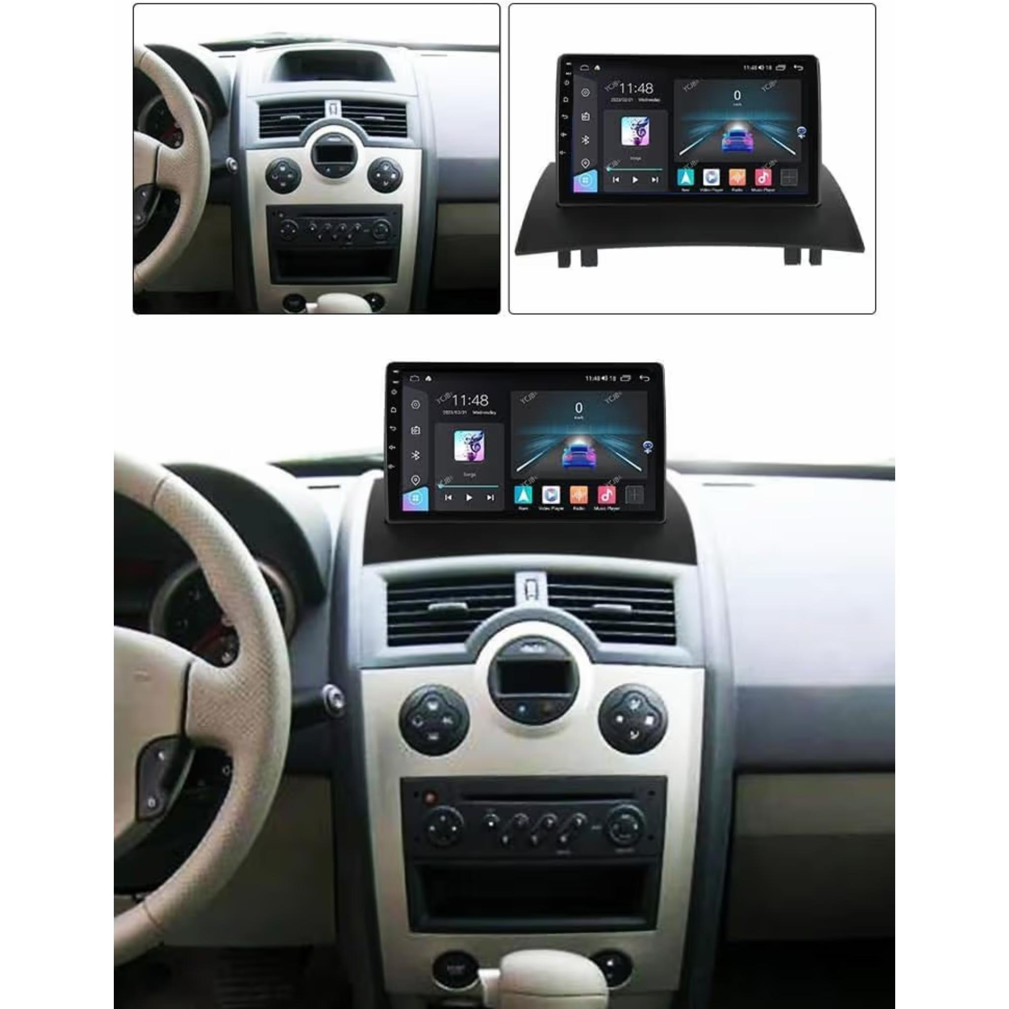 Android Car Stereo for Renault Megane 2 2002-2009 9 Inch IPS.QLED Touch Screen with AHD Camera Included - Image 3
