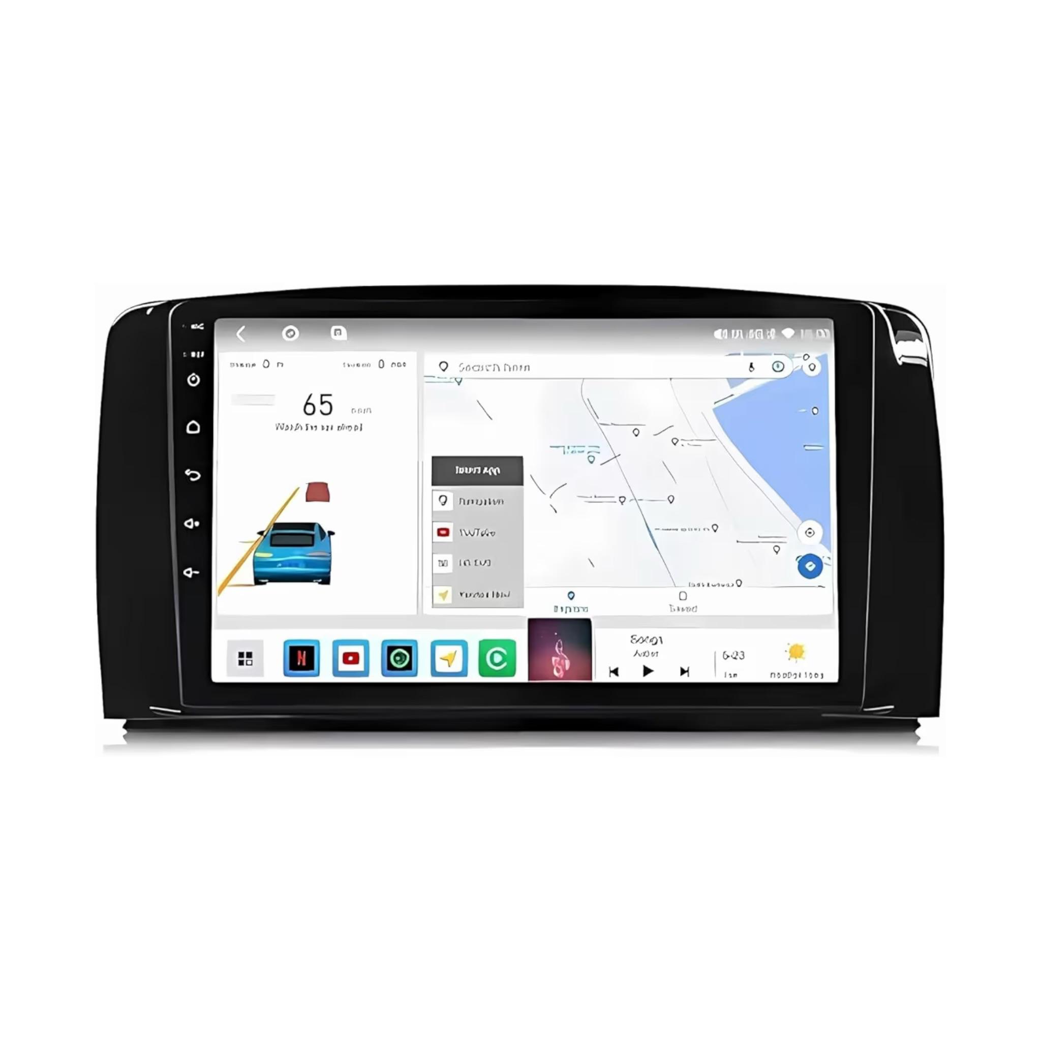 Android Car Stereo for Mercedes Benz R Class W251 R280 R300 R320 R35 2005-2017 9 Inch IPS.QLED Touch Screen with AHD Camera Included