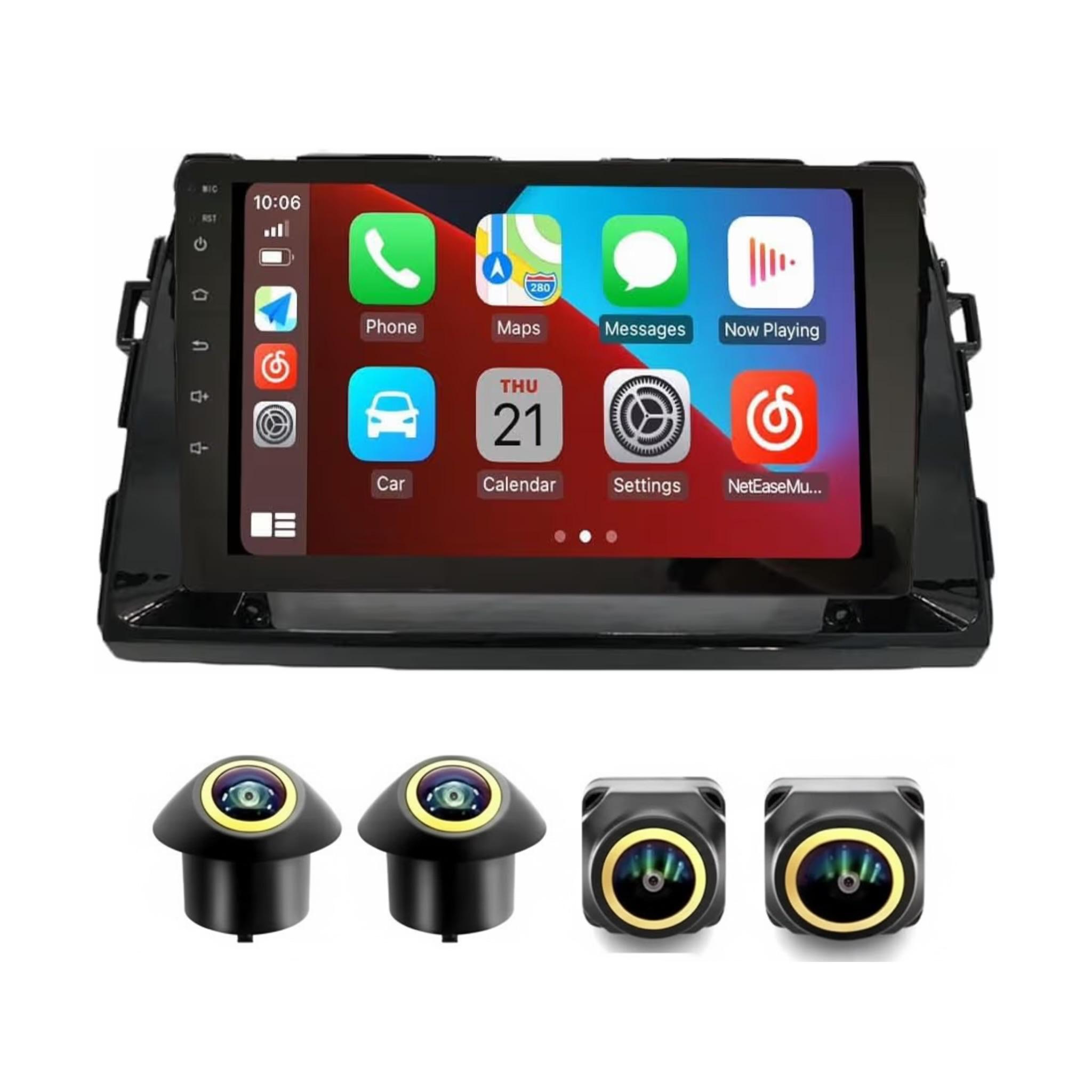 Android Car Stereo for Toyota Previa 2010-2012 9 Inch IPS.QLED Touch Screen with AHD Camera Included - Image 2