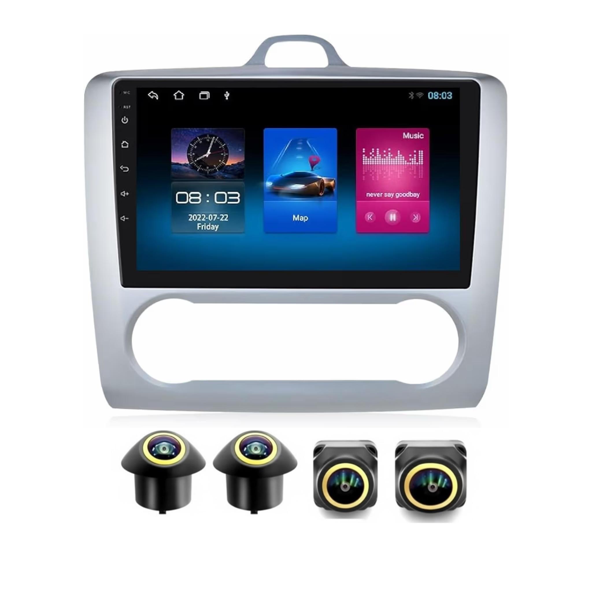 Android Car Stereo for Ford Focus Exi 2004-2011 9 Inch IPS.QLED Touch Screen with AHD Camera Included - Image 2