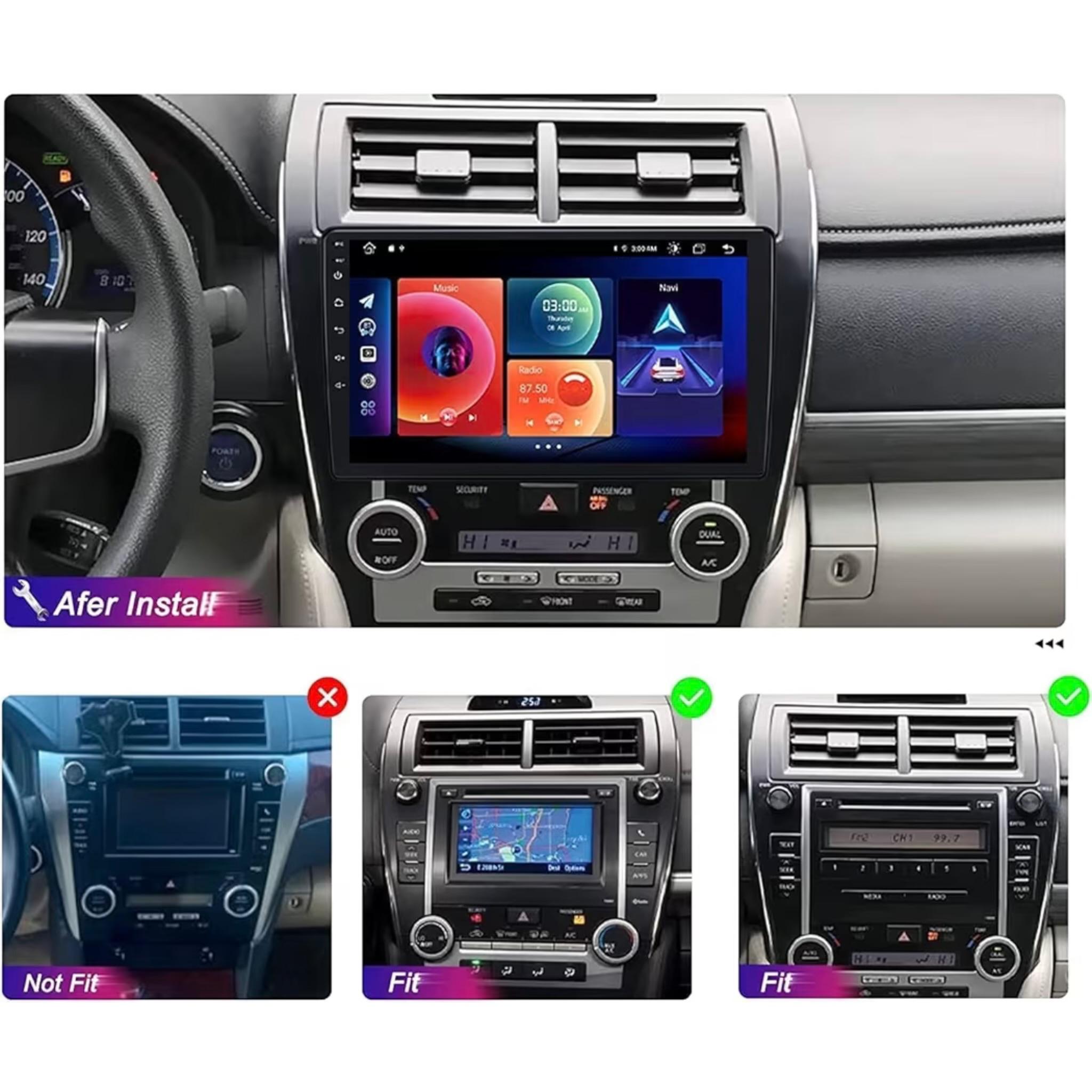 Android Car Stereo for Toyota Camry 2012-2016 10 Inch IPS.QLED Touch Screen with AHD Camera Included - Image 3