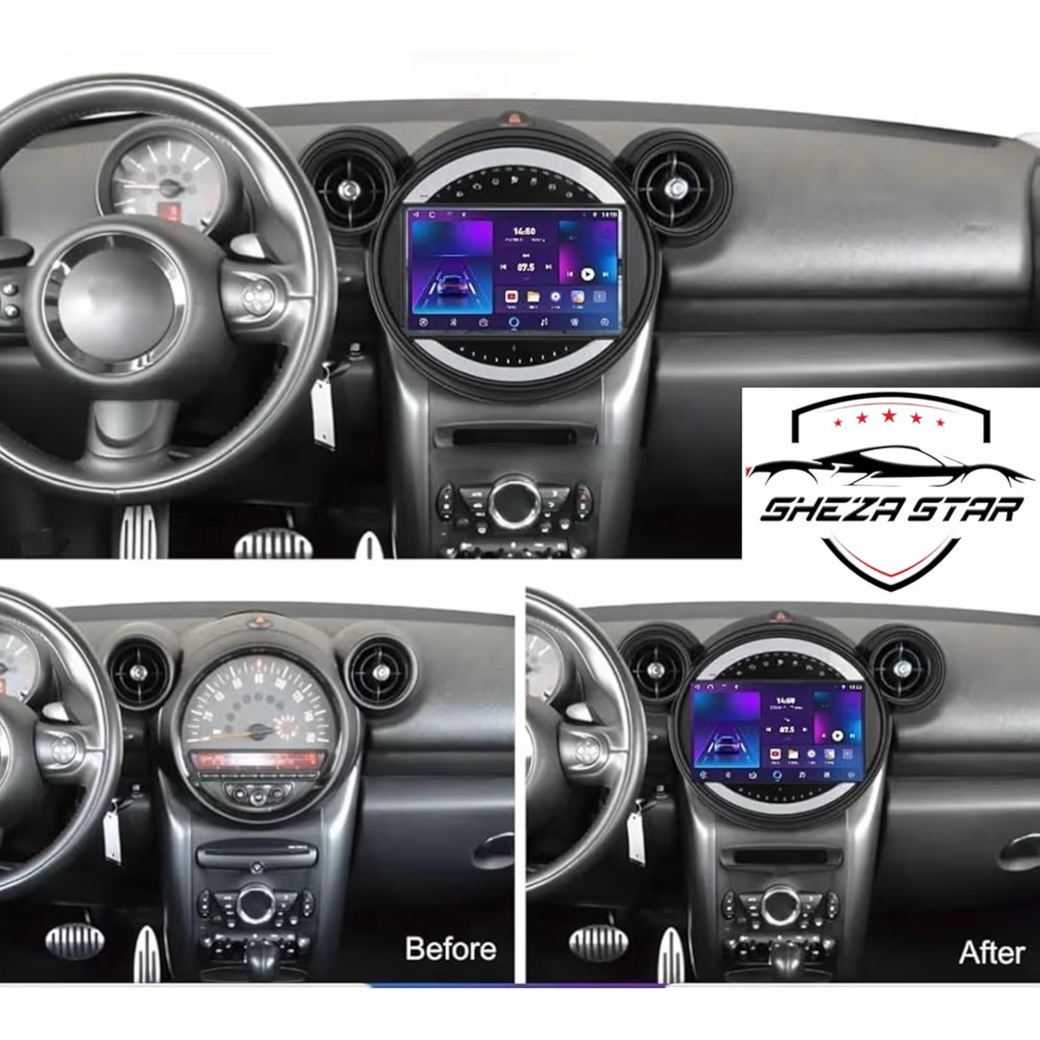 Android Car Stereo for BMW MINI R56 R60 2011-2013 9 Inch IPS.QLED Touch Screen with AHD Camera Included - Image 3