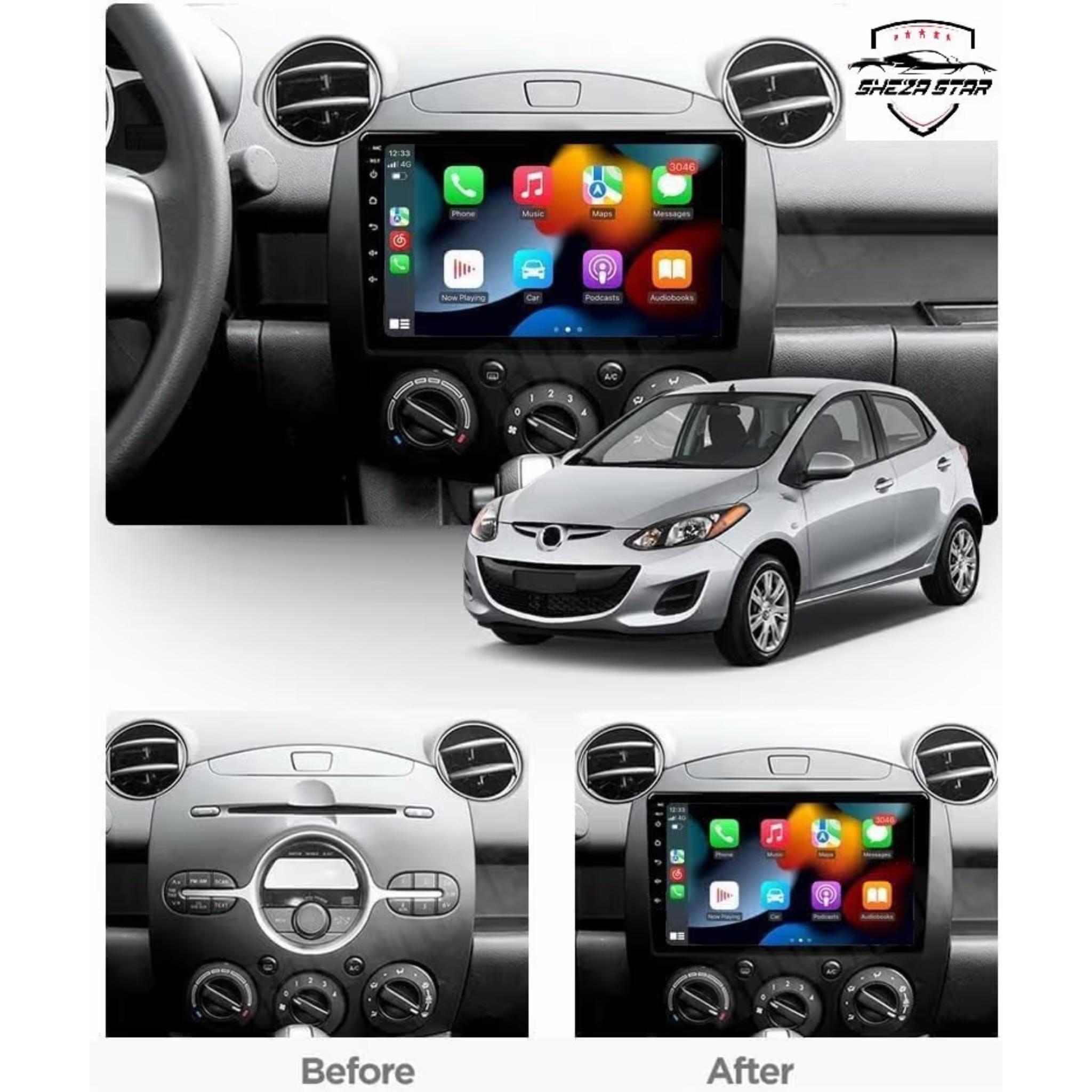 Android Car Stereo for Mazda 2 2007-2014 9 Inch IPS.QLED Touch Screen with AHD Camera Included - Image 3