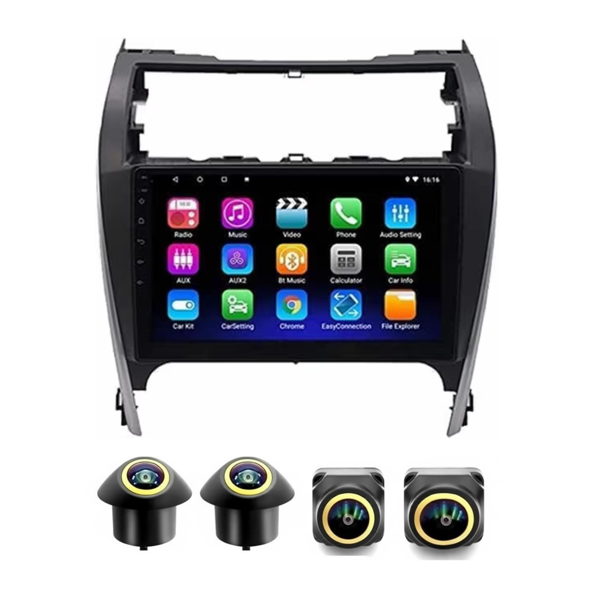 Android Car Stereo for Toyota Camry 2012-2016 10 Inch IPS.QLED Touch Screen with AHD Camera Included - Image 2