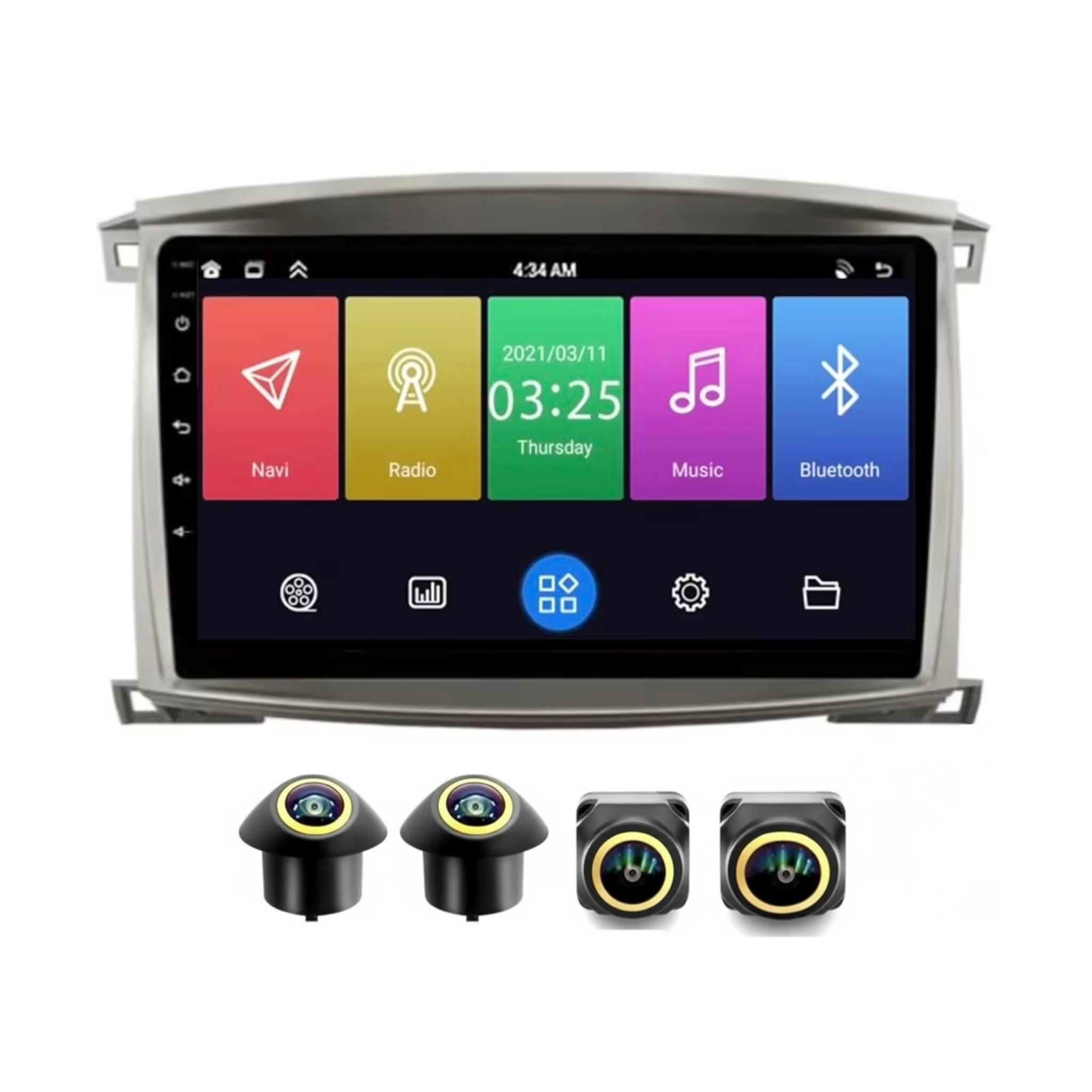 Android Car Stereo for Lexus LX 470 J100 2 Land Cruiser VXR LC100 2003-2007 10 Inch IPS.QLED Touch Screen with AHD Camera Included - Image 2