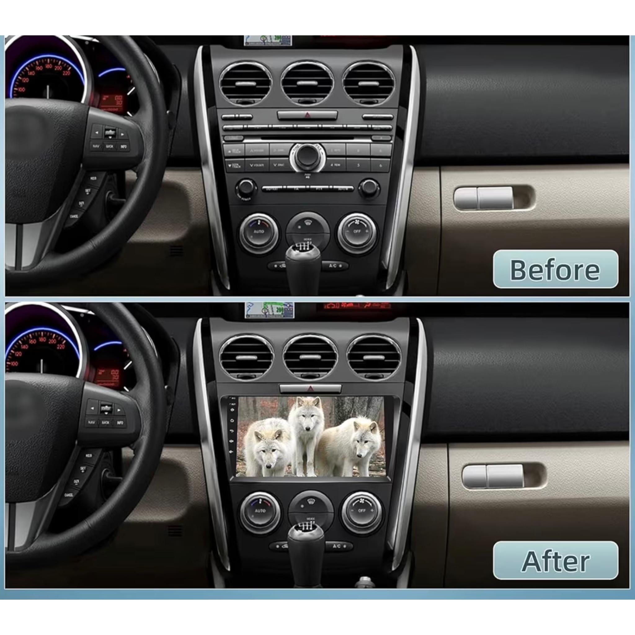 Android Car Stereo for Mazda CX7 2007-2014 9 Inch IPS.QLED Touch Screen with AHD Camera Included - Image 3