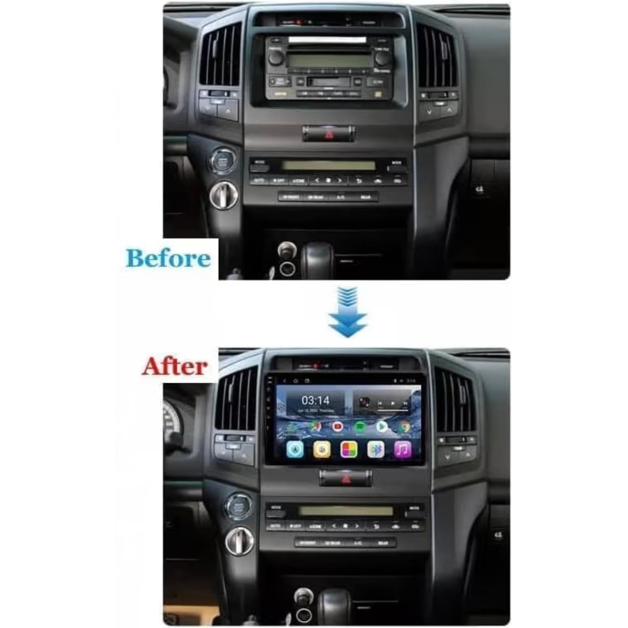 Android Car Stereo for Toyota Land Cruiser 2008-2015 10 Inch IPS.QLED Touch Screen with AHD Camera Included - Image 3